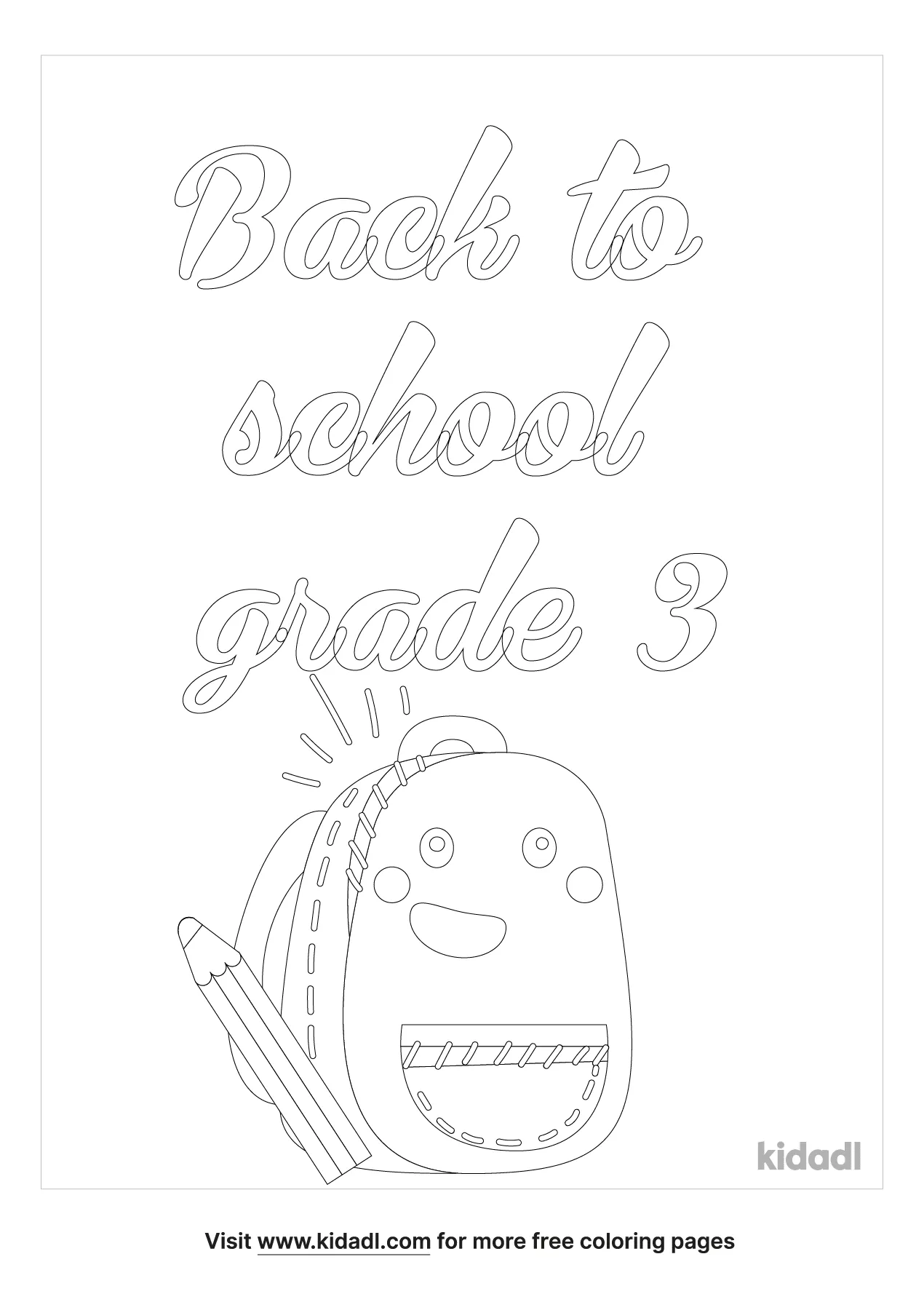 Free Coloring Pages Third Grade