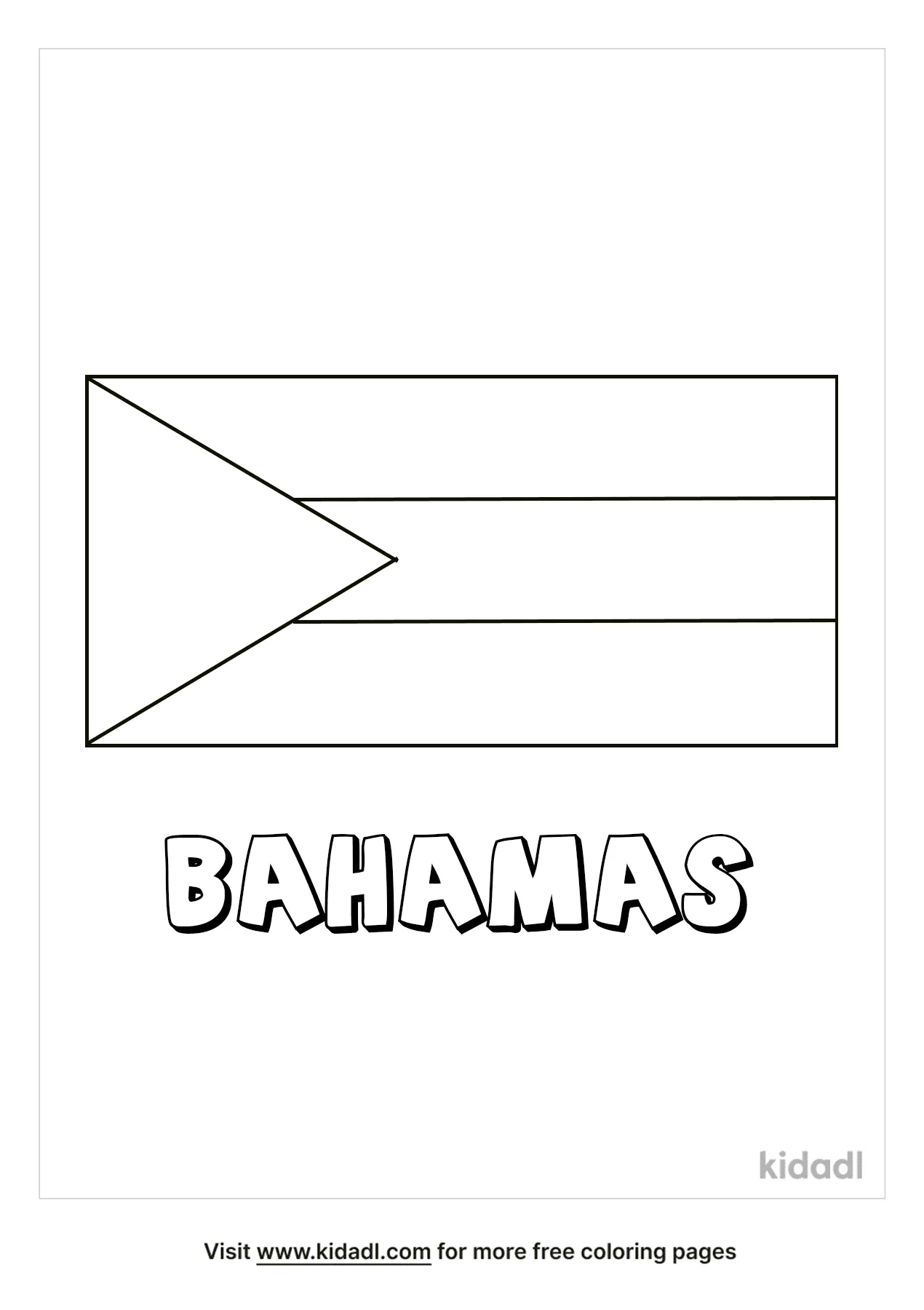 Bahamas Coloring Page