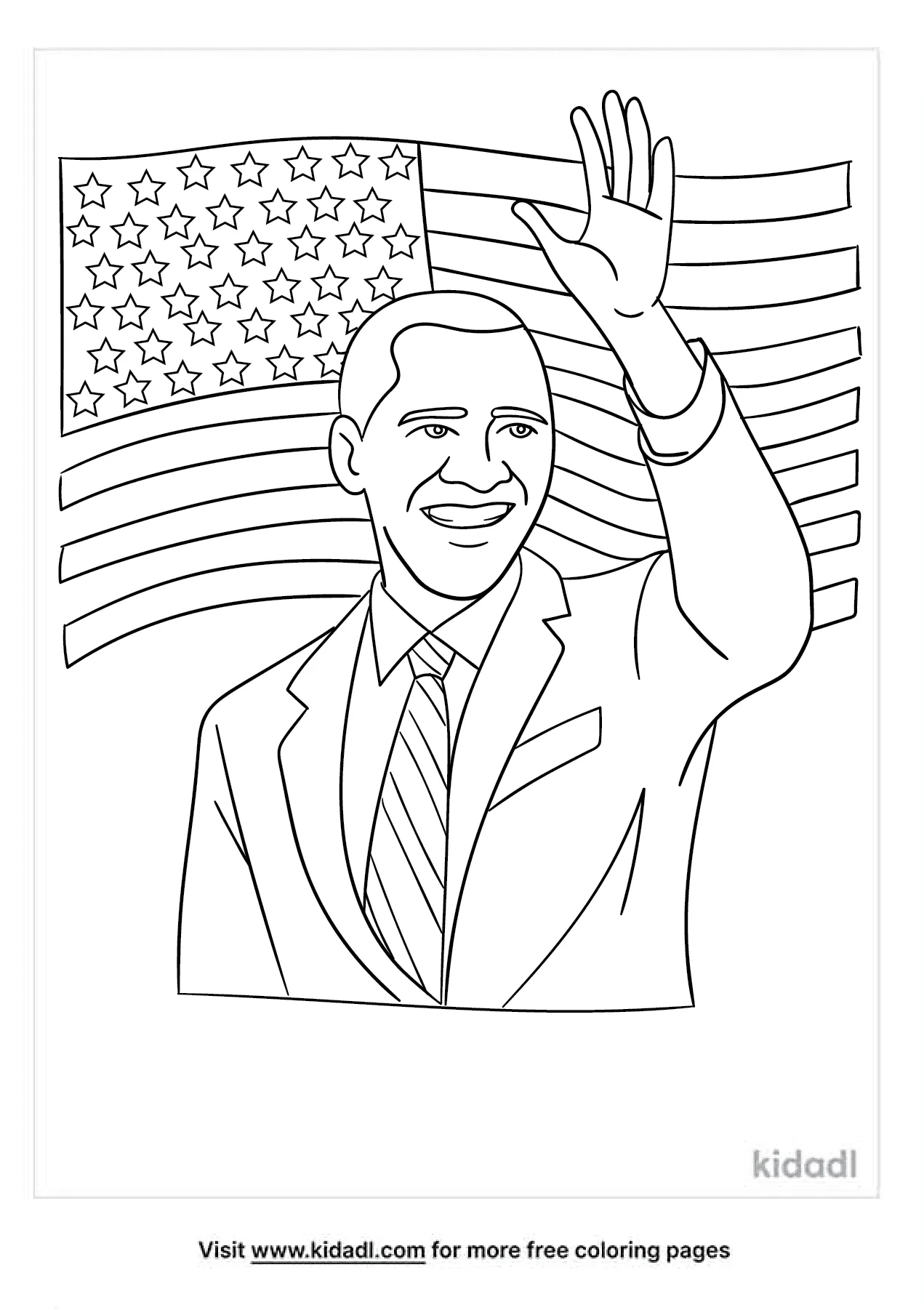 free printable coloring pages of barack obama