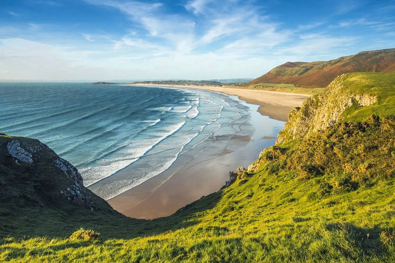 Beach Coast in Wales