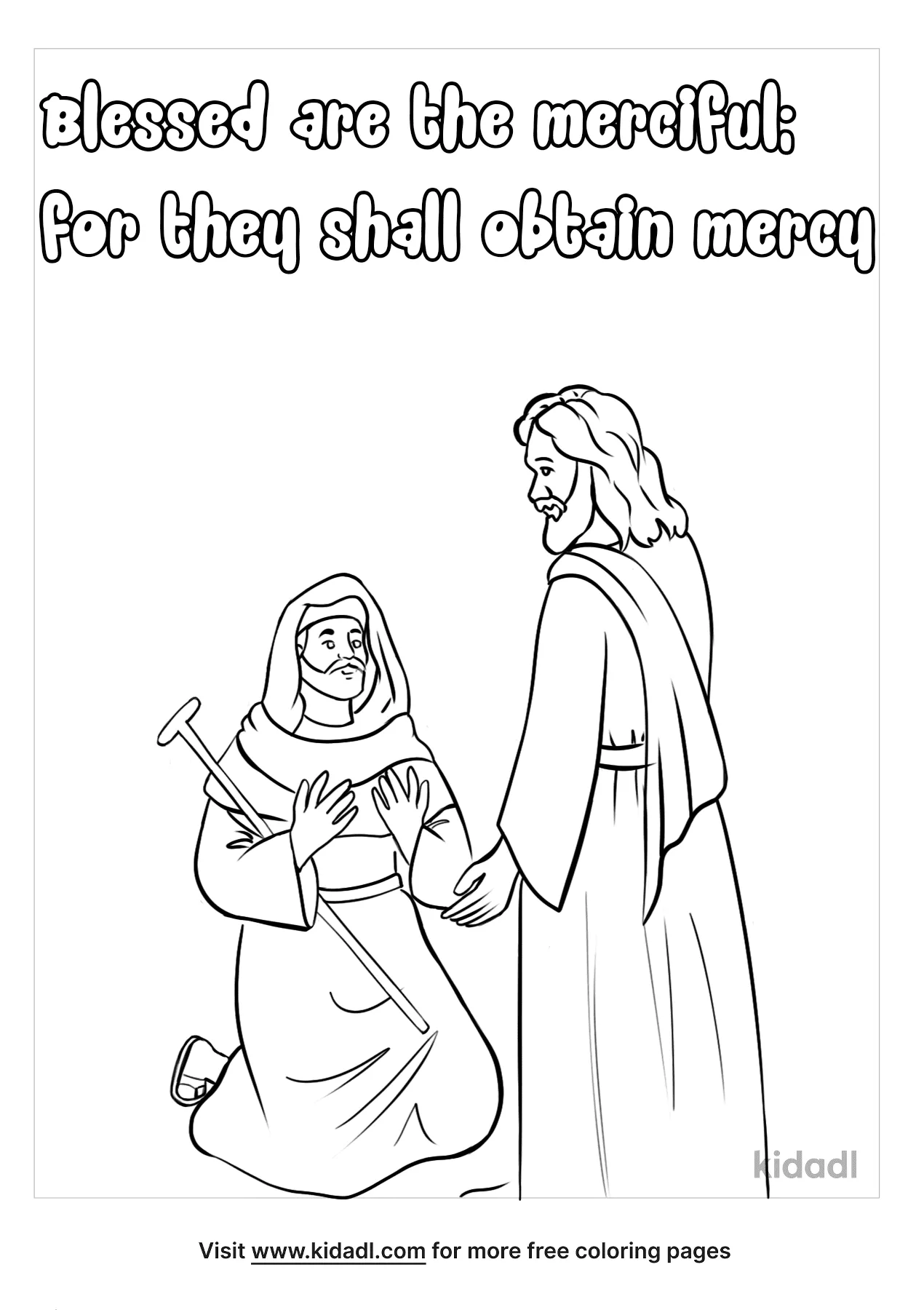 beatitudes for children coloring pages
