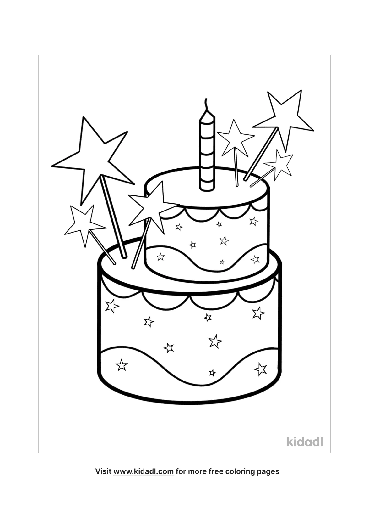 birthday cake coloring pages free birthdays coloring pages kidadl