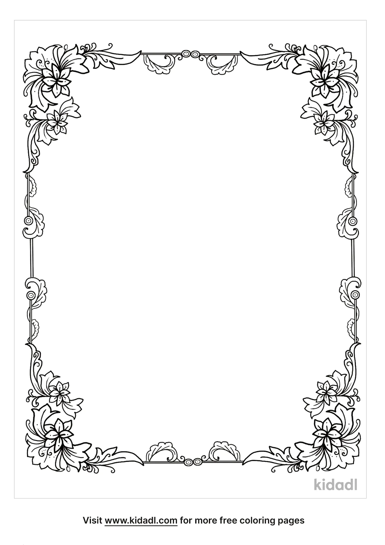 coloring border pages