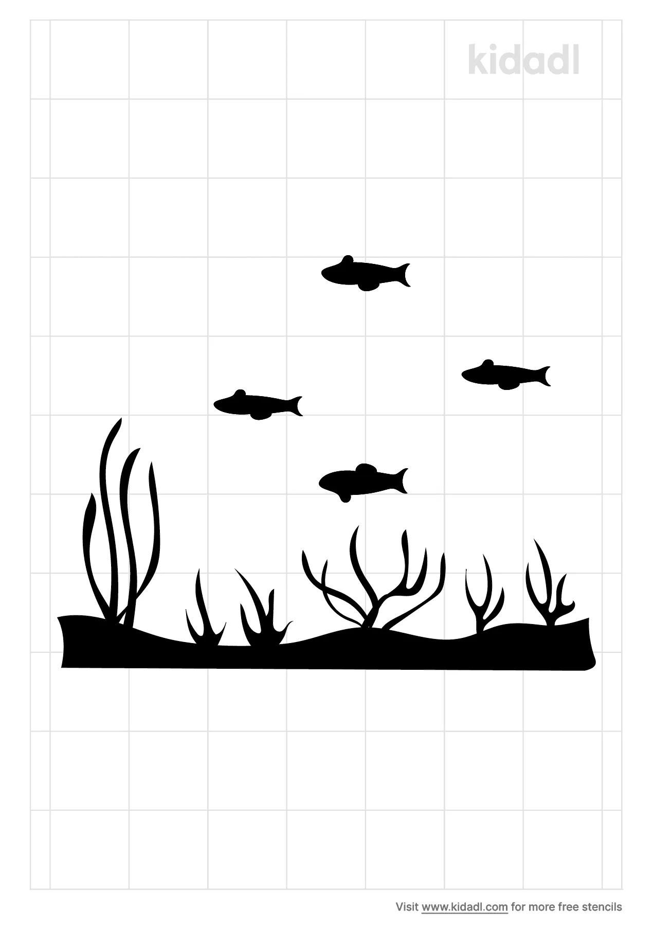 Free Bottom Ocean Stencil Stencil Printables Kidadl   Bottom Ocean Stencil Acc68caf4f 