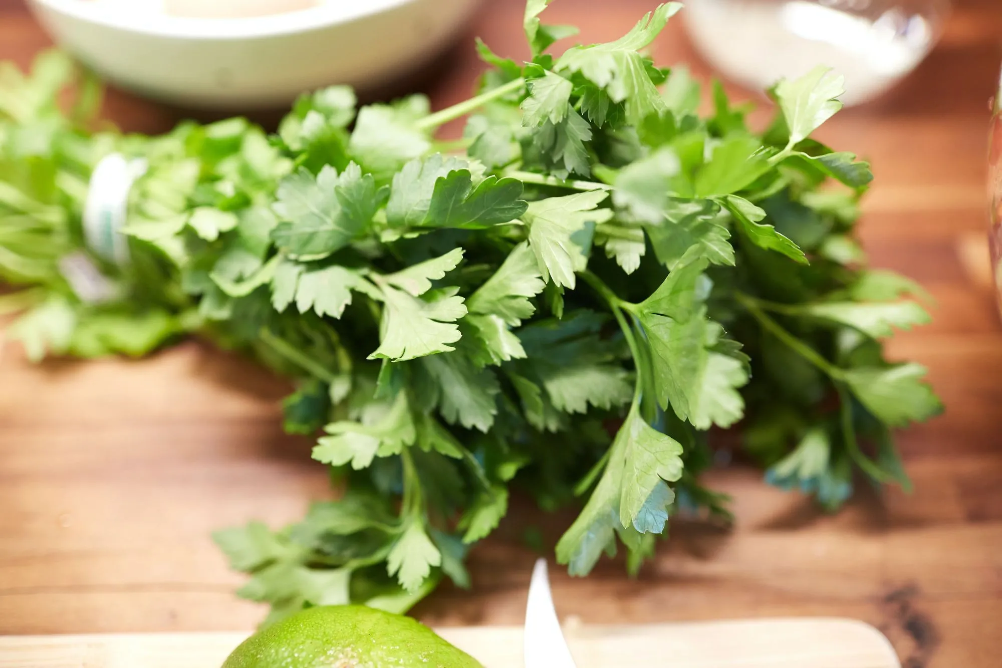 Treat your pets with a small amount of parsley once or twice a week.