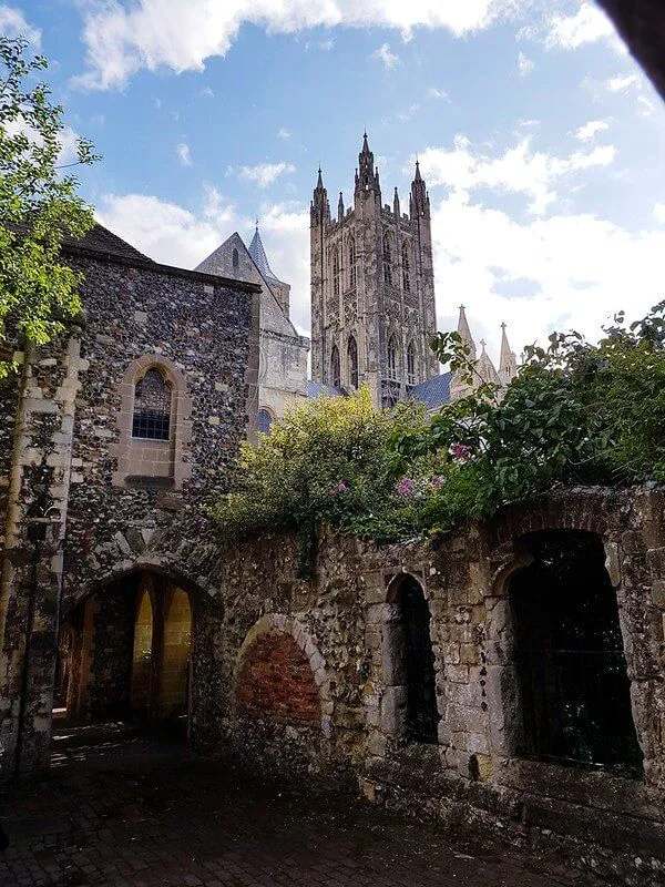 canterbury cathedral view