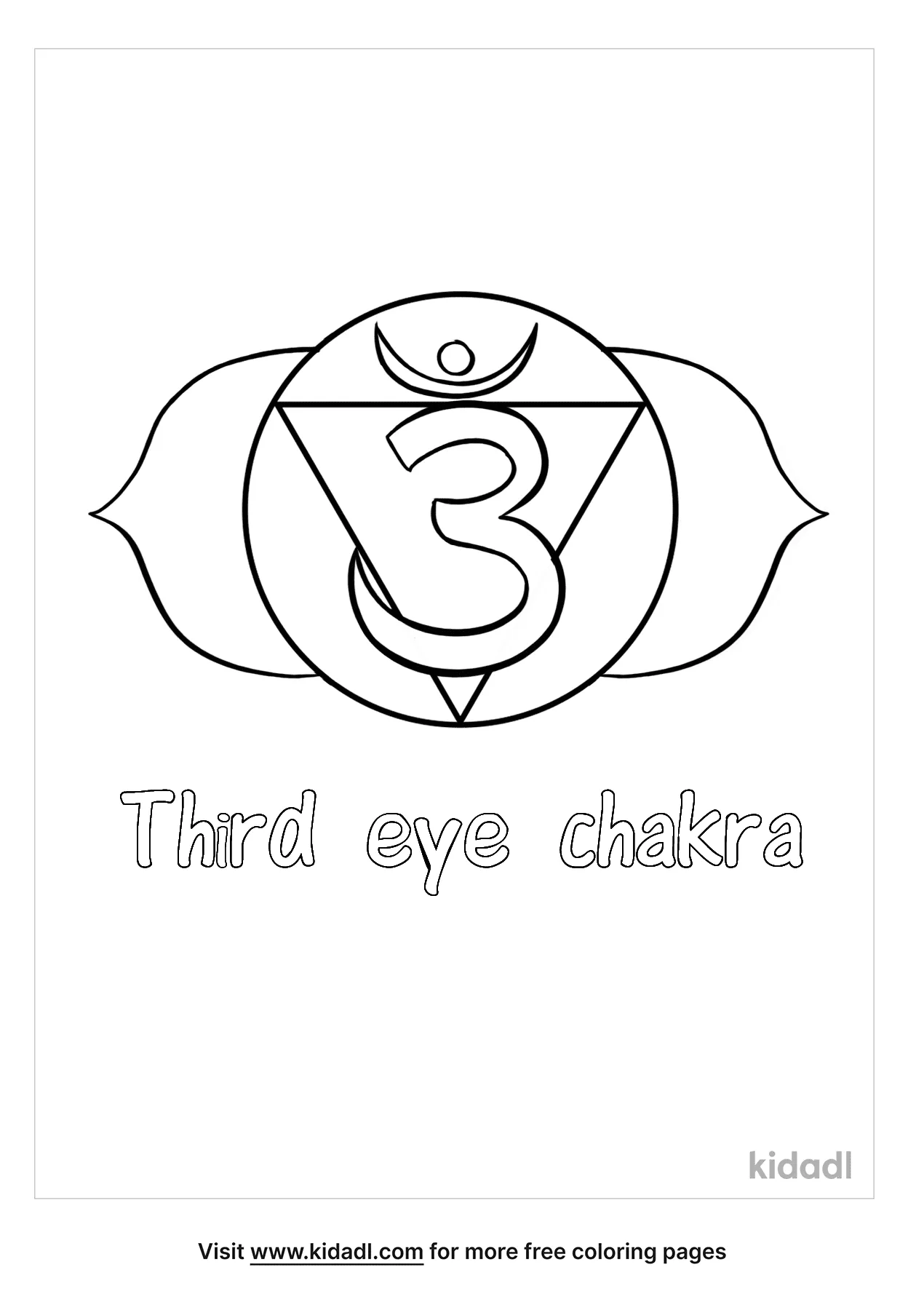 free chakra coloring pages