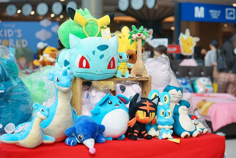 A soft plush and other merchandises from Pokemon animation - Nicknames