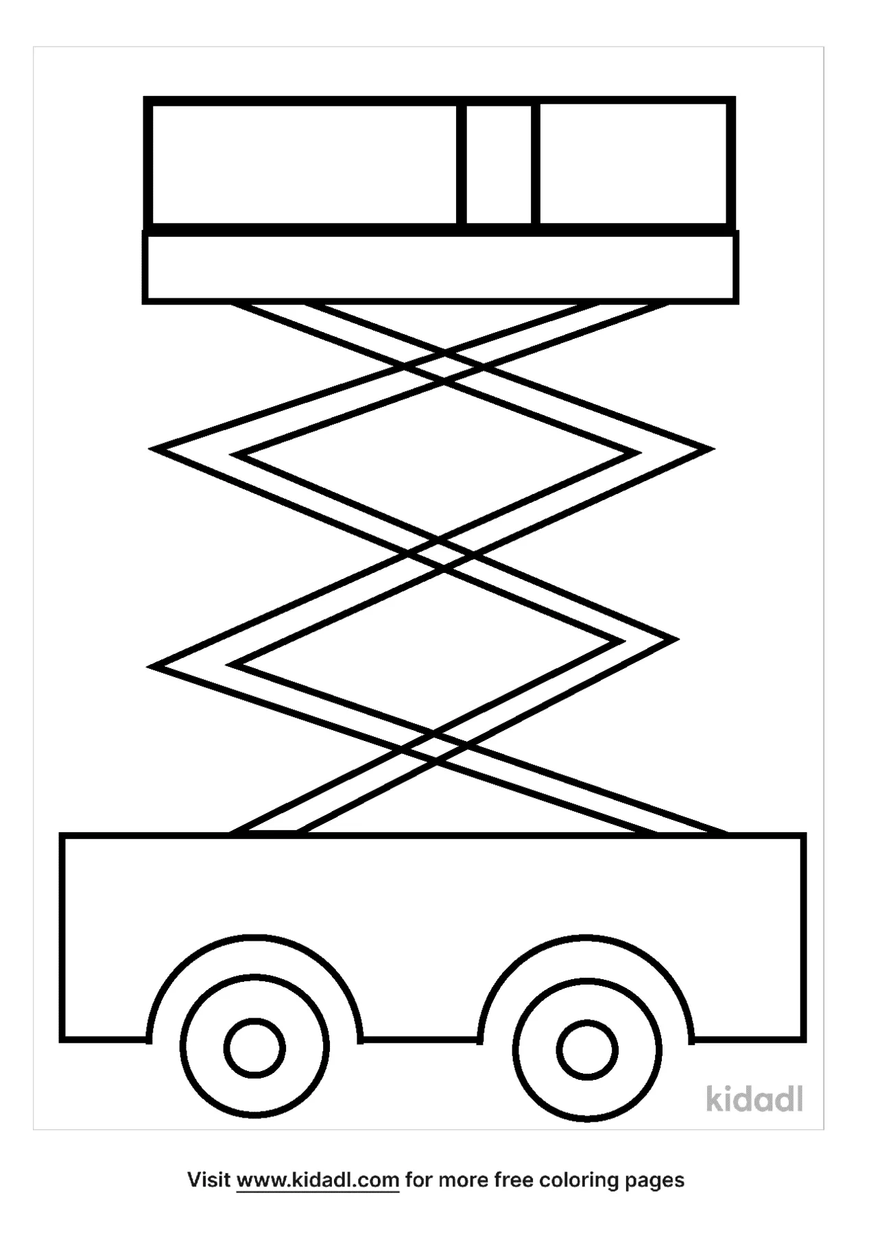 Cherry Picker Coloring Page