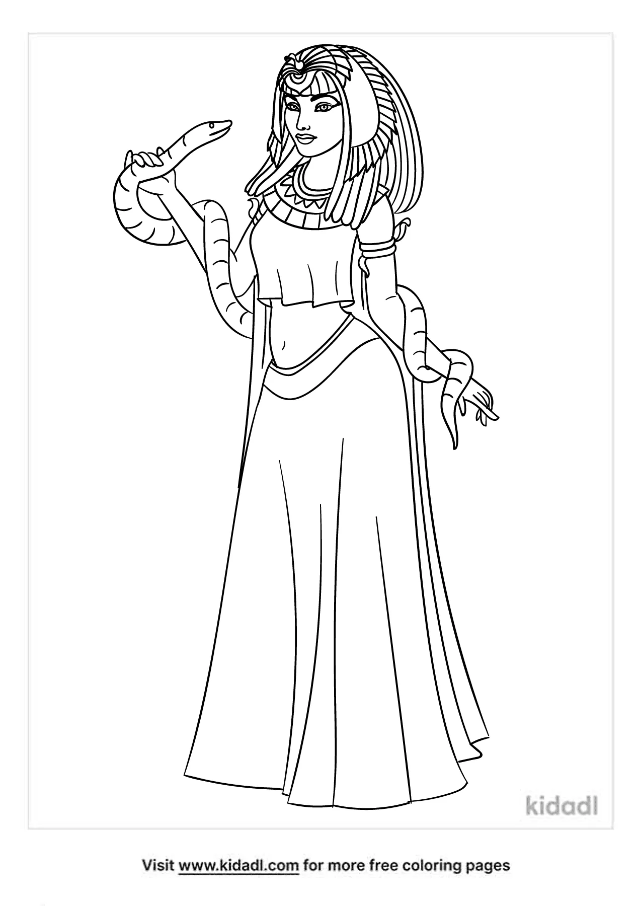 30++ Cleopatra Coloring Page Free Download