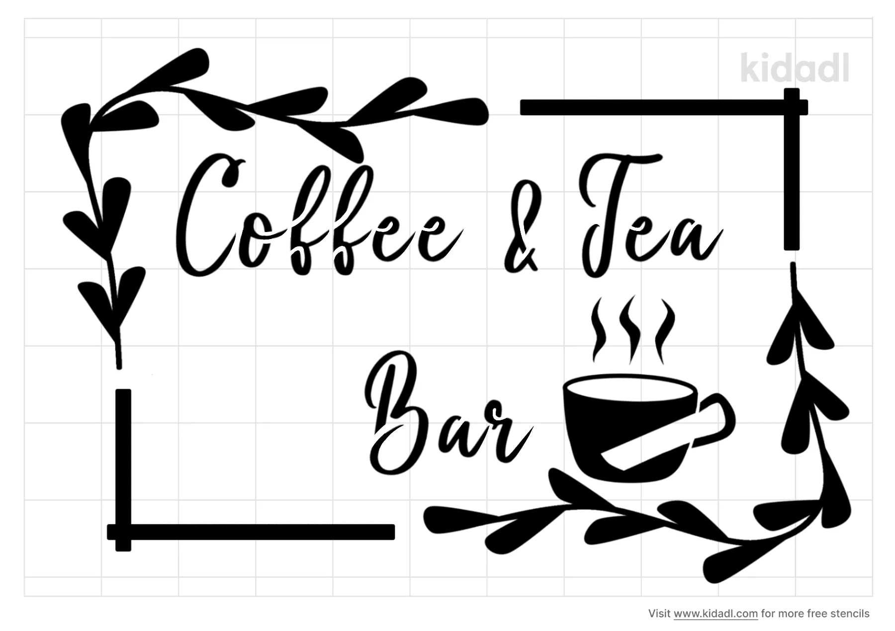 Coffee And Tea Bar Stencils Free Printable Words Quotes Stencils Kidadl And Words Quotes Stencils Free Printable Stencils Kidadl