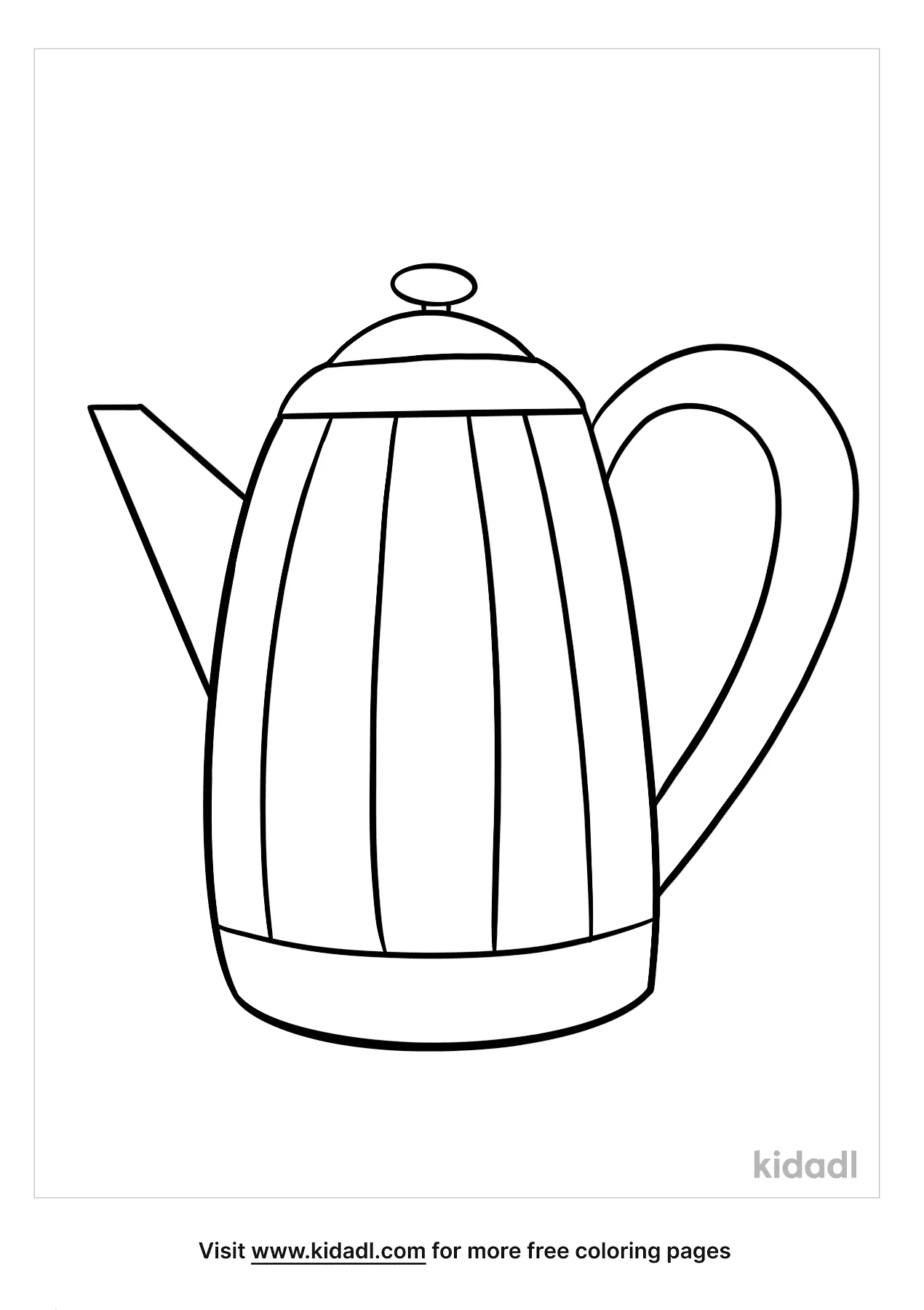 Coffee Pot Coloring Page Lg A96ccf5885 