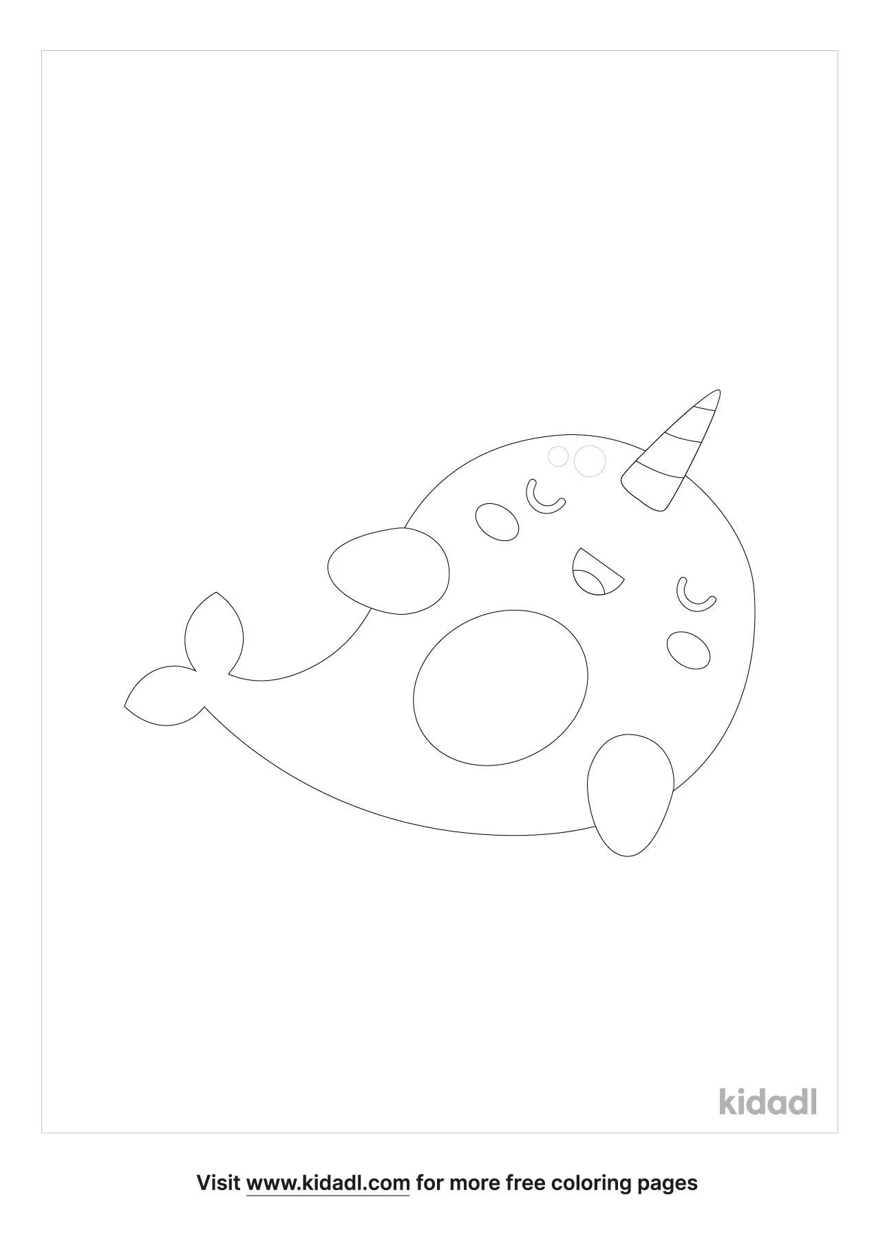 440 Cute Narwhal Coloring Pages  Best HD