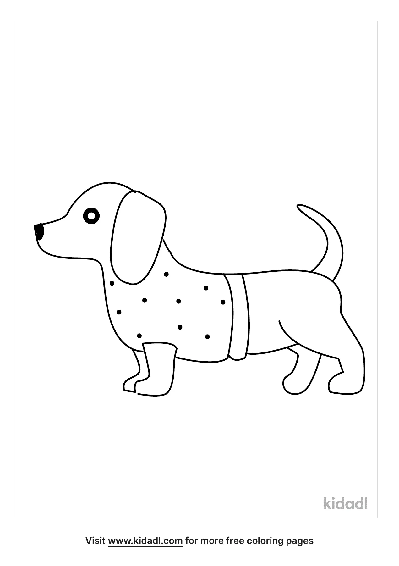 easy puppy coloring pages