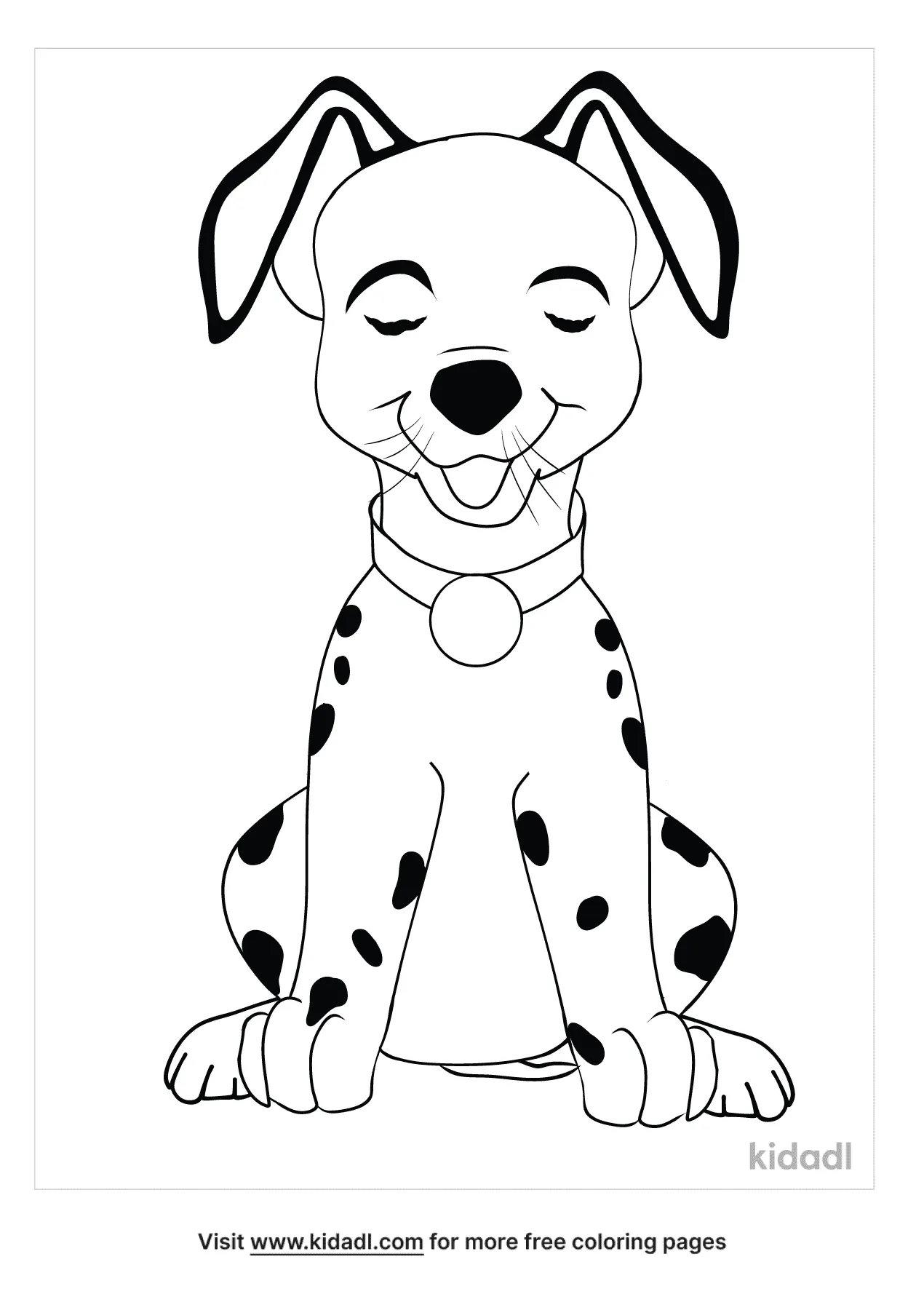 dalmatian puppies coloring pages