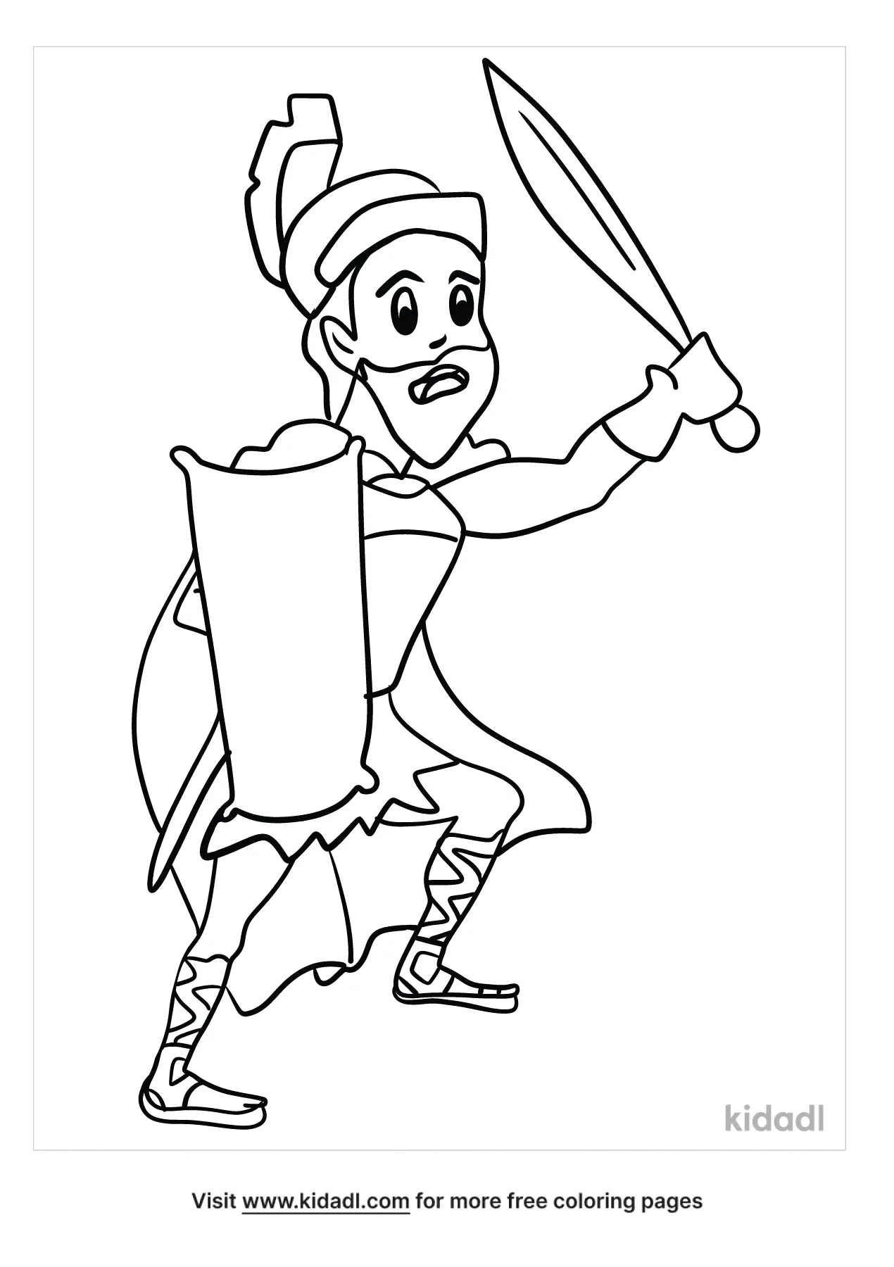 warrior coloring pages