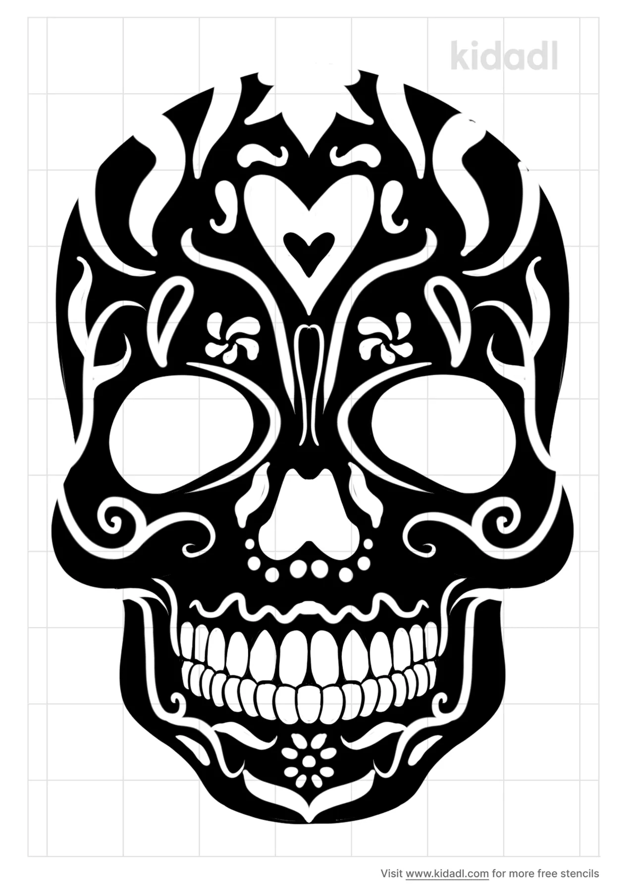 free-detailed-day-of-the-dead-stencil-stencil-printables-kidadl