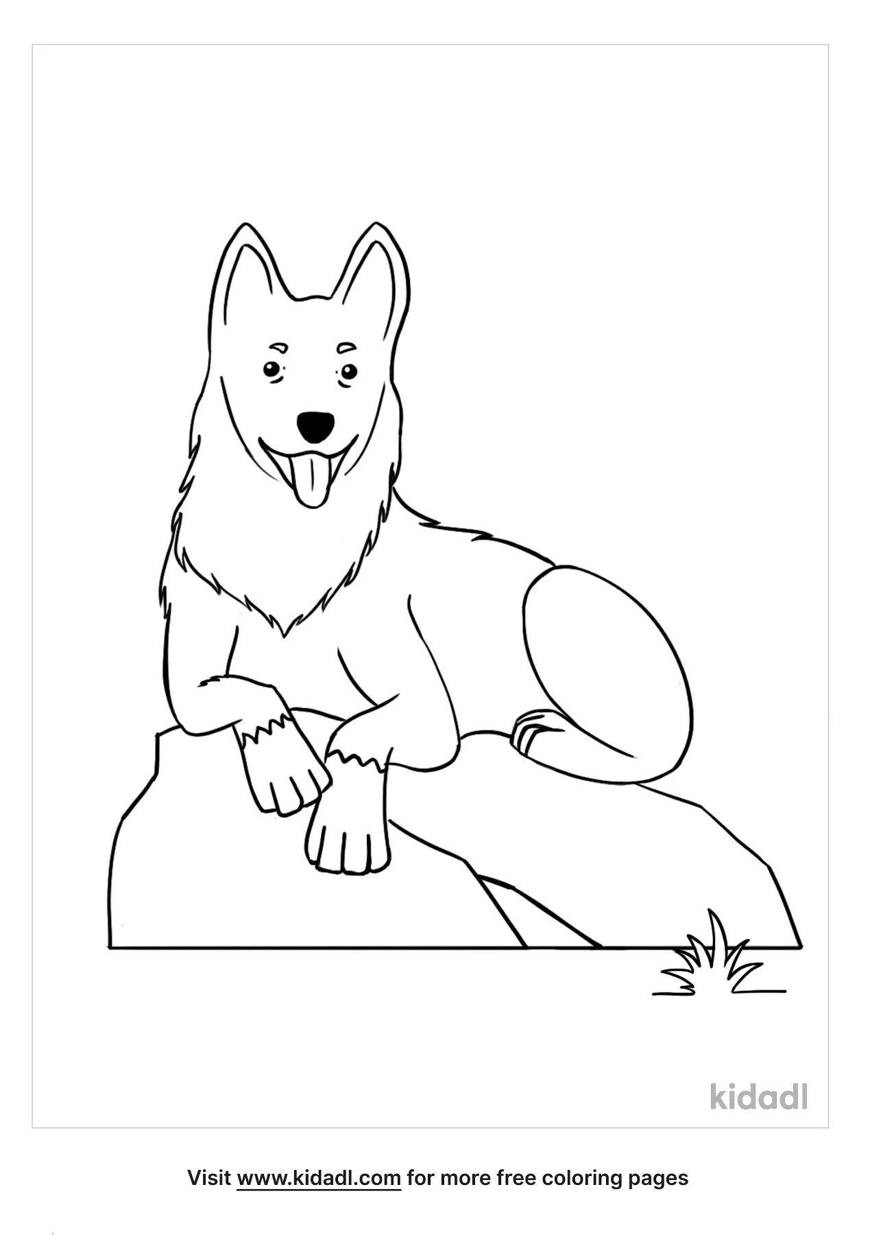 Dingo Coloring Pages Free Animals Coloring Pages Kidadl