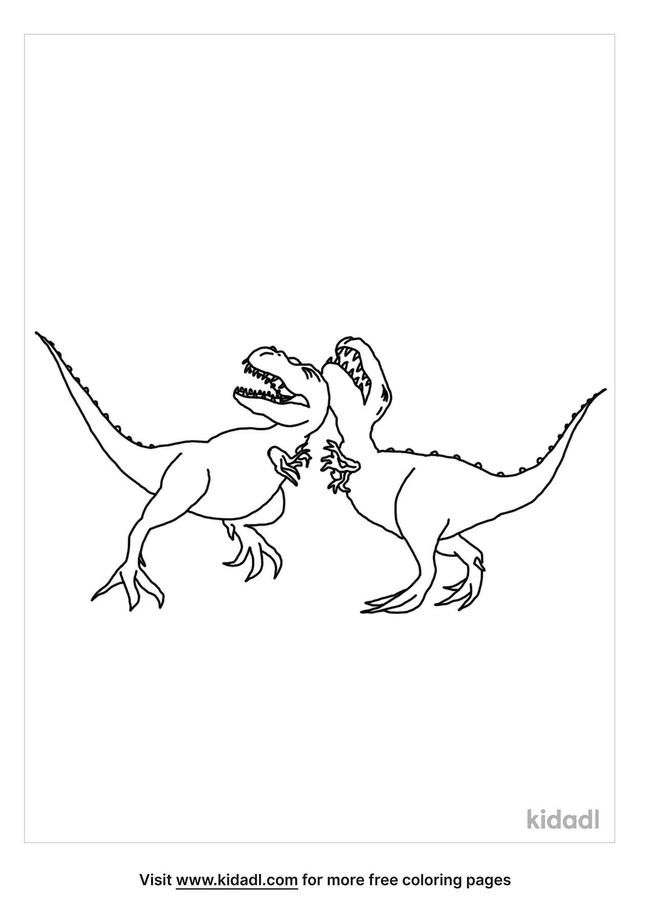 dinosuar tails coloring pages