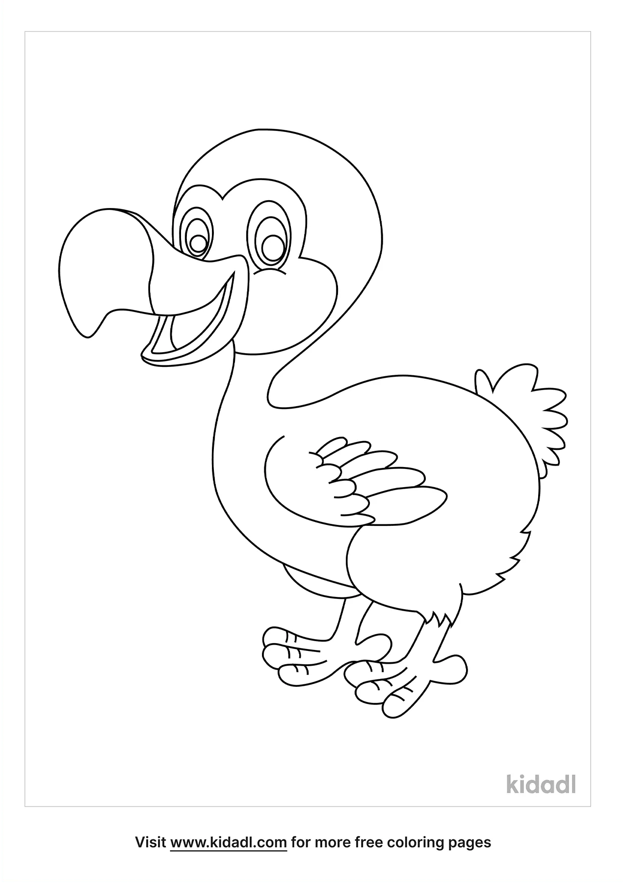 dodo bird coloring pages