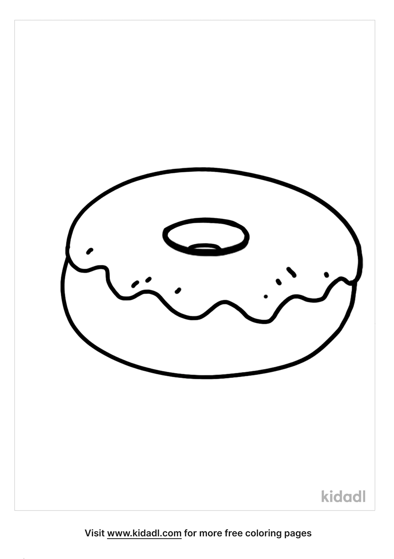 Free Donut Coloring Page Coloring Page Printables Kidadl