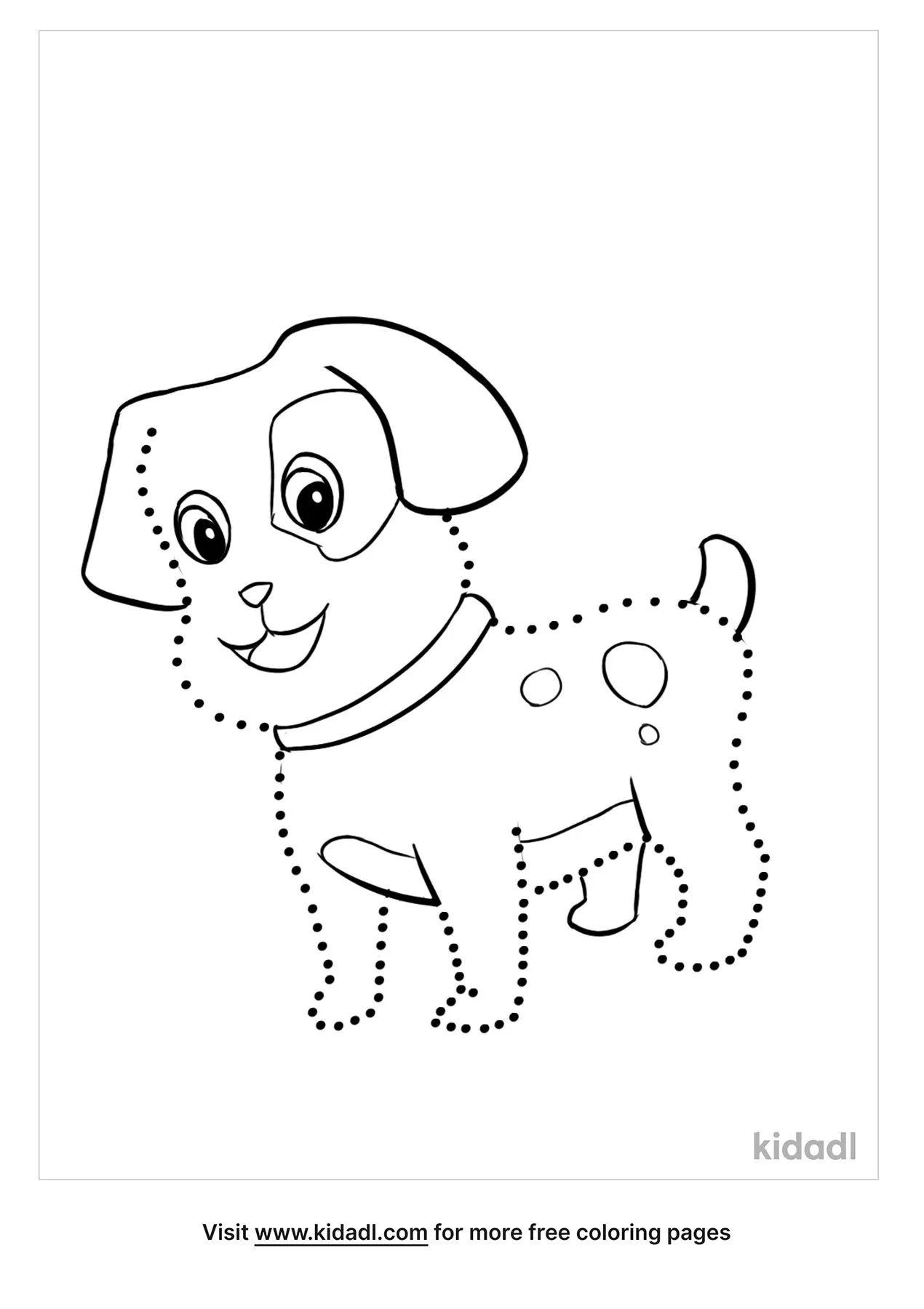 Рисунок по точкам собачка