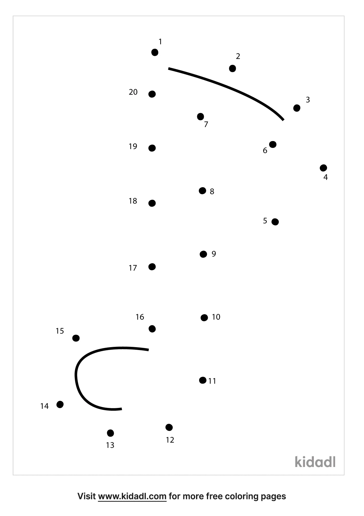 Free Music - easy | Free Dot to Dot Printables | Kidadl