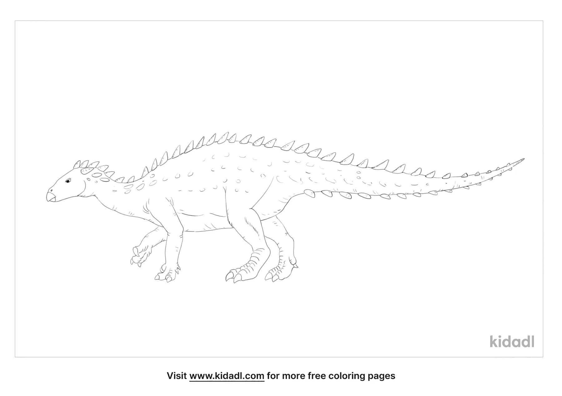 Emausaurus Coloring Page