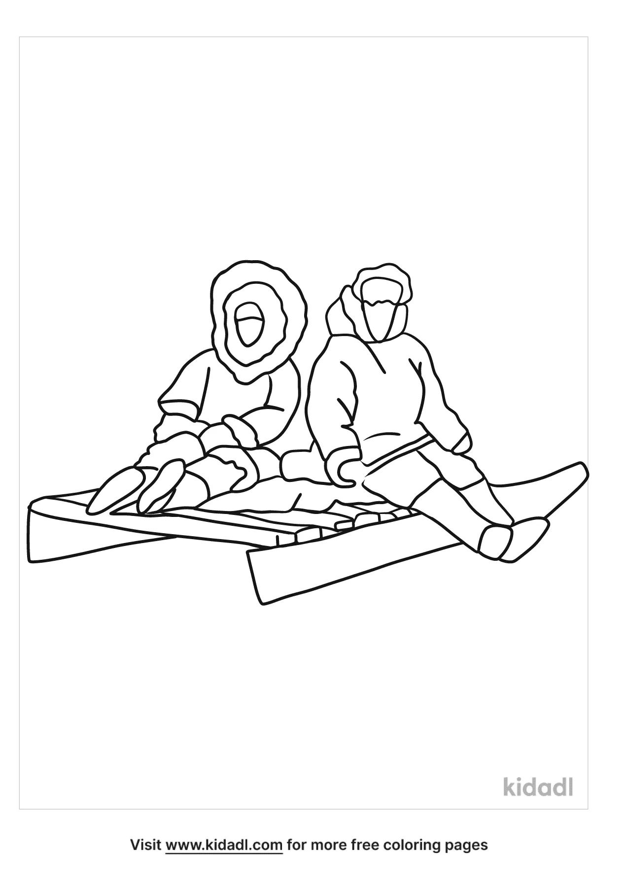 eskimo coloring pages to print