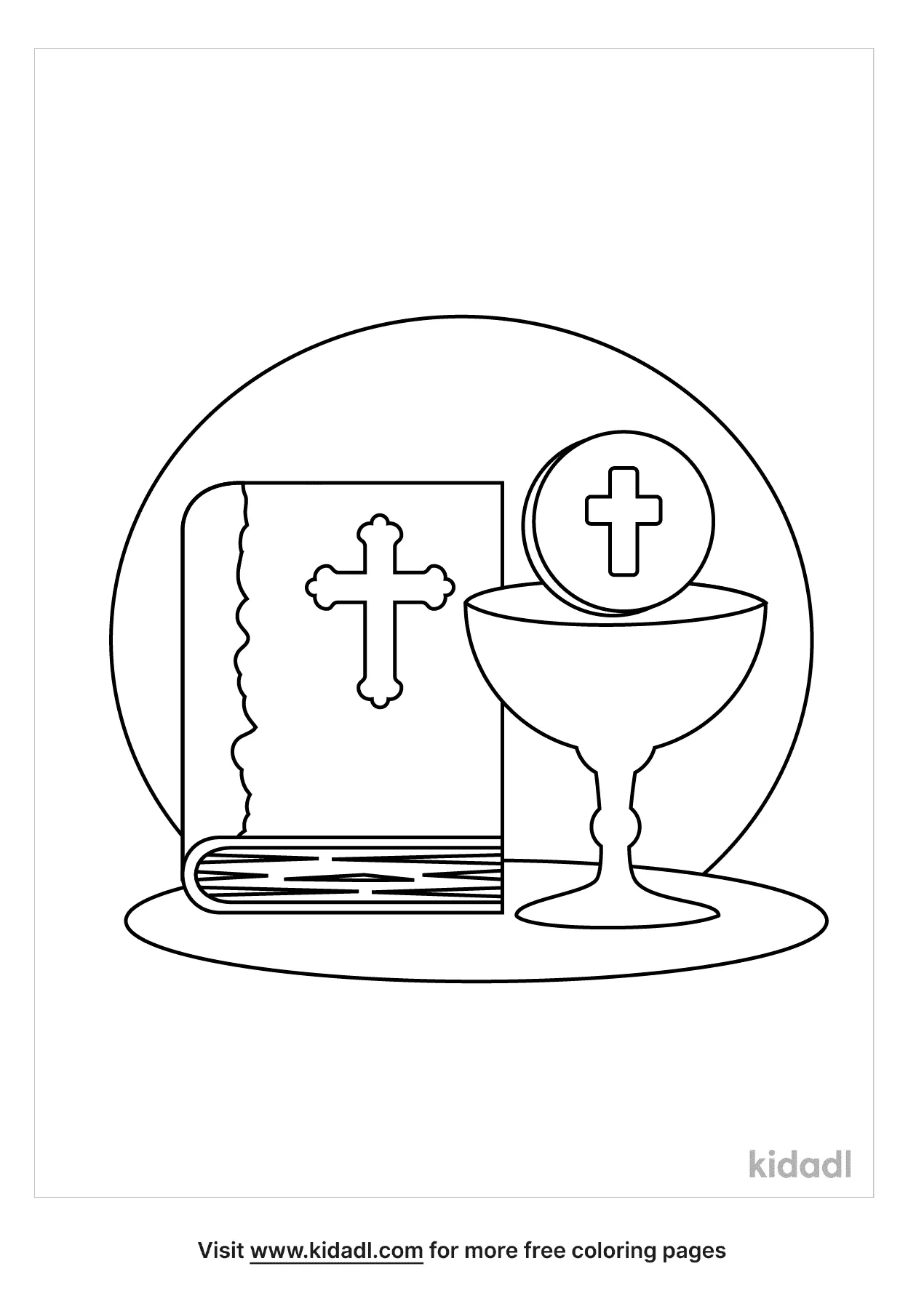 eucharist coloring pages free