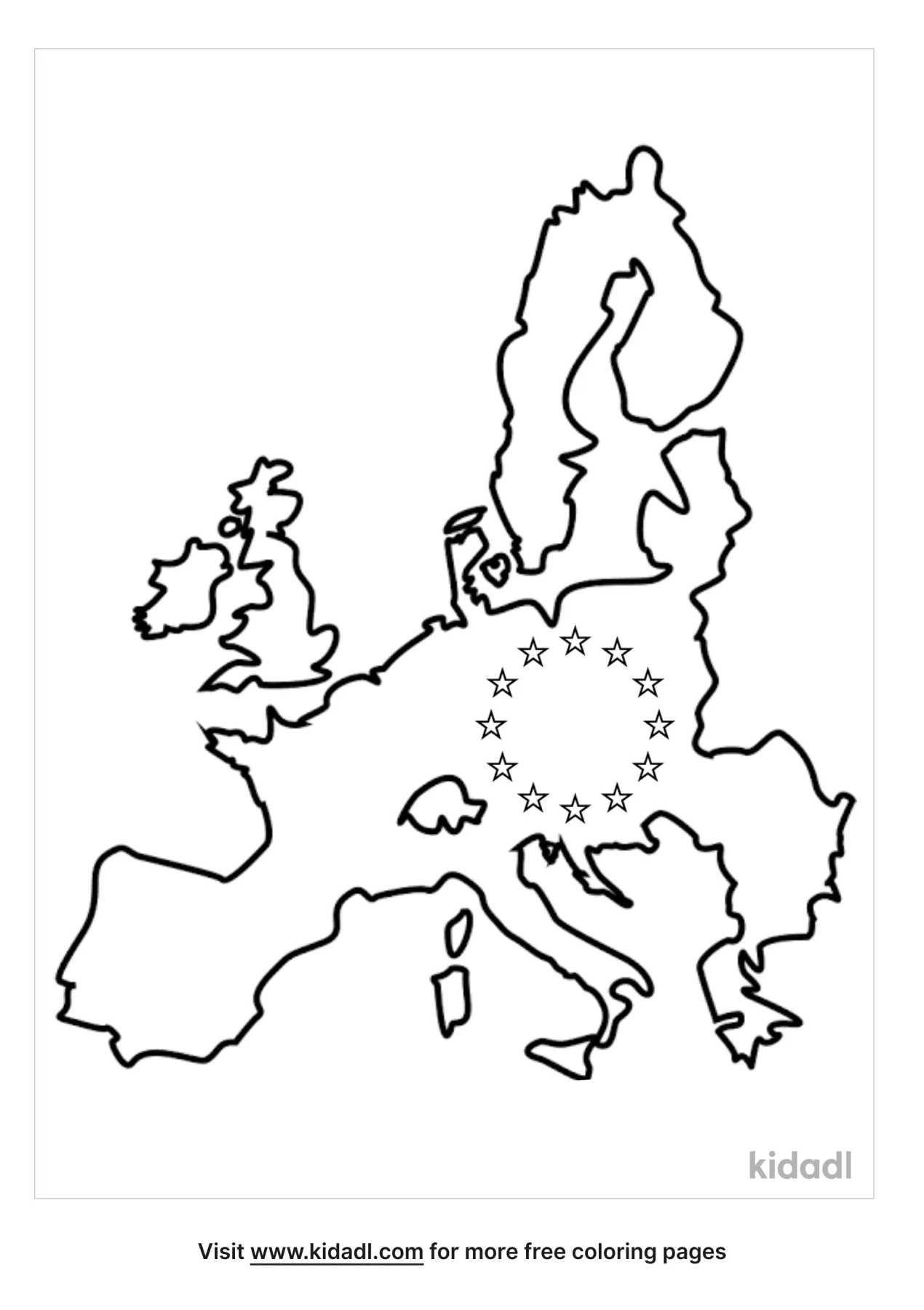 europe printable coloring pages
