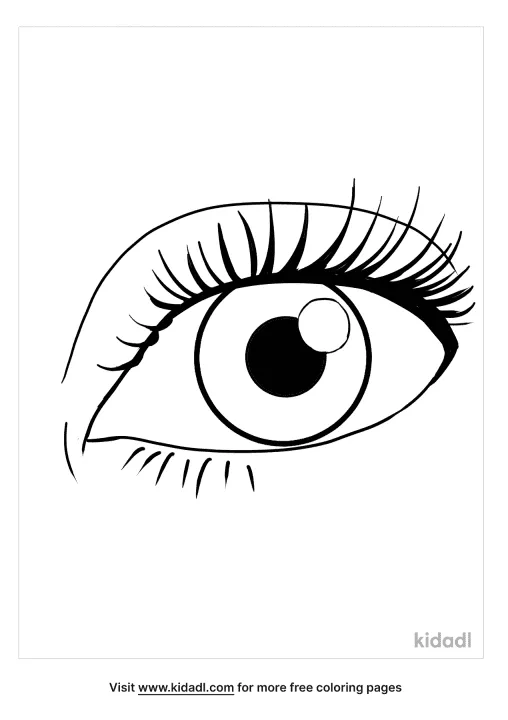 coloring pages about eyes
