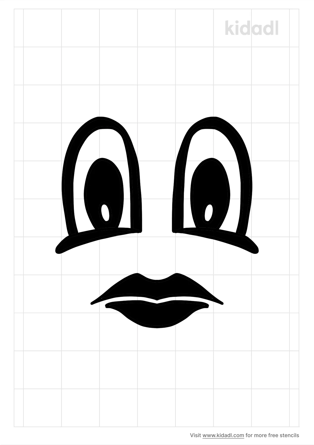 Free Eyes And Mouth Stencil Stencil Printables Kidadl