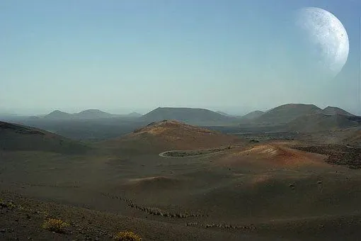 Cinder cones are found near large volcanoes.