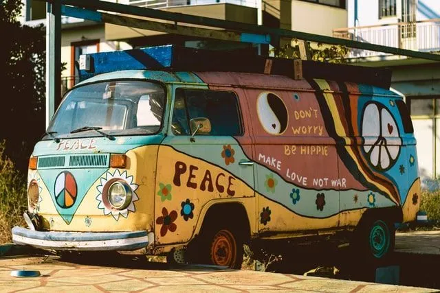The Transporter or the Volkswagen Type 2 was the favorite transportation mode of hippies and is the icon of the American counterculture movement.