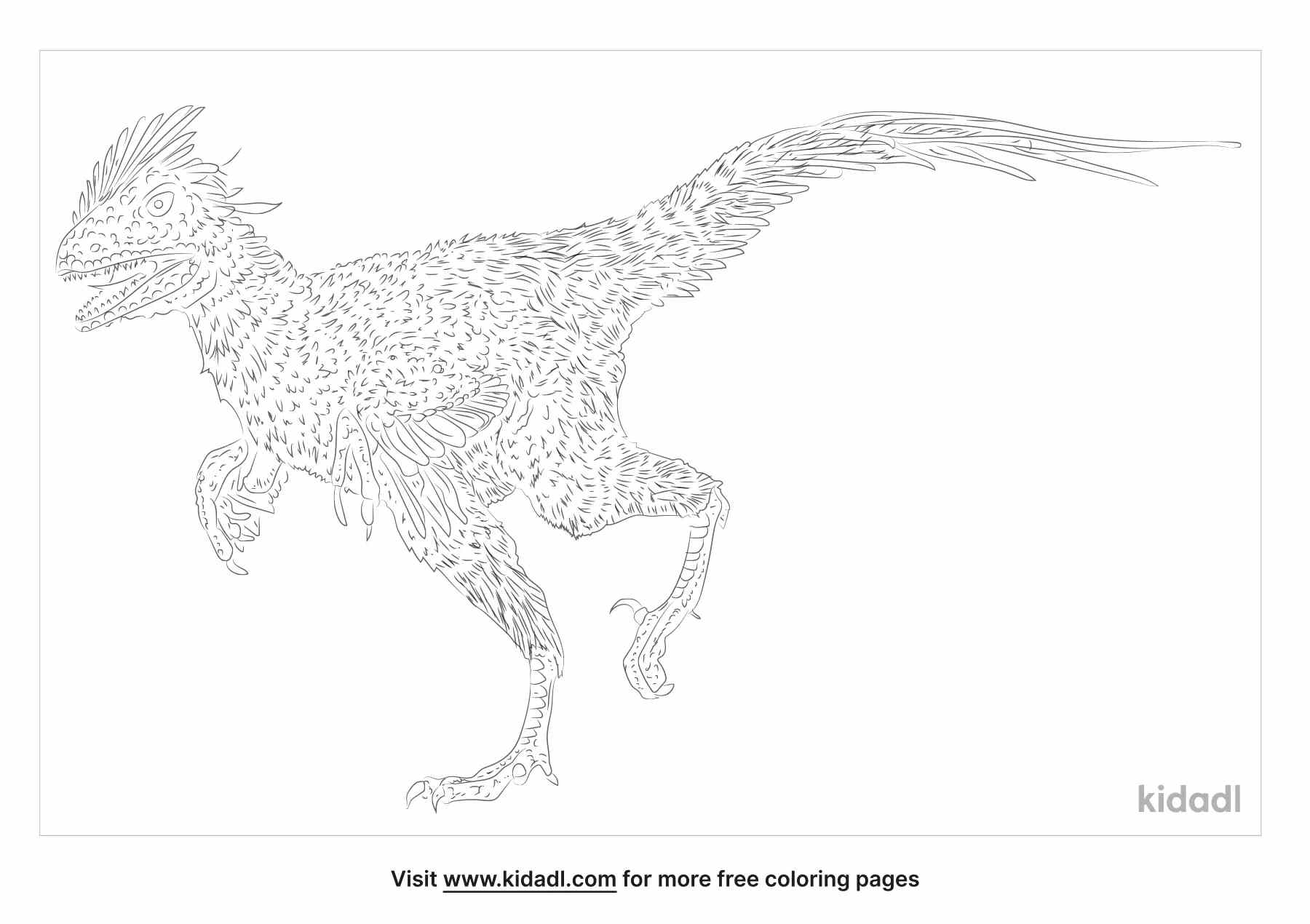 jiangjunmiaosaurus coloring pages