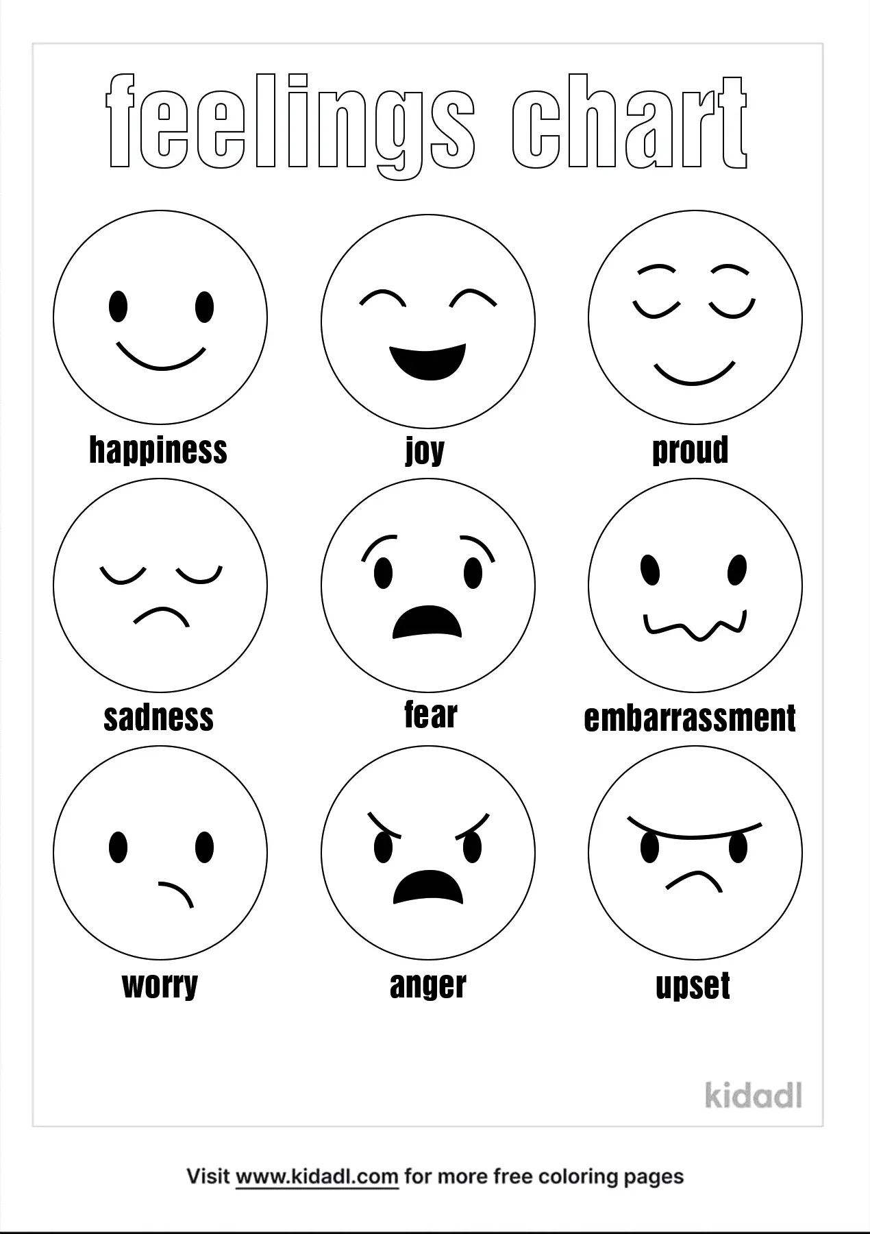 Love Coloring Pages | Free Emotions Coloring Pages | Kidadl