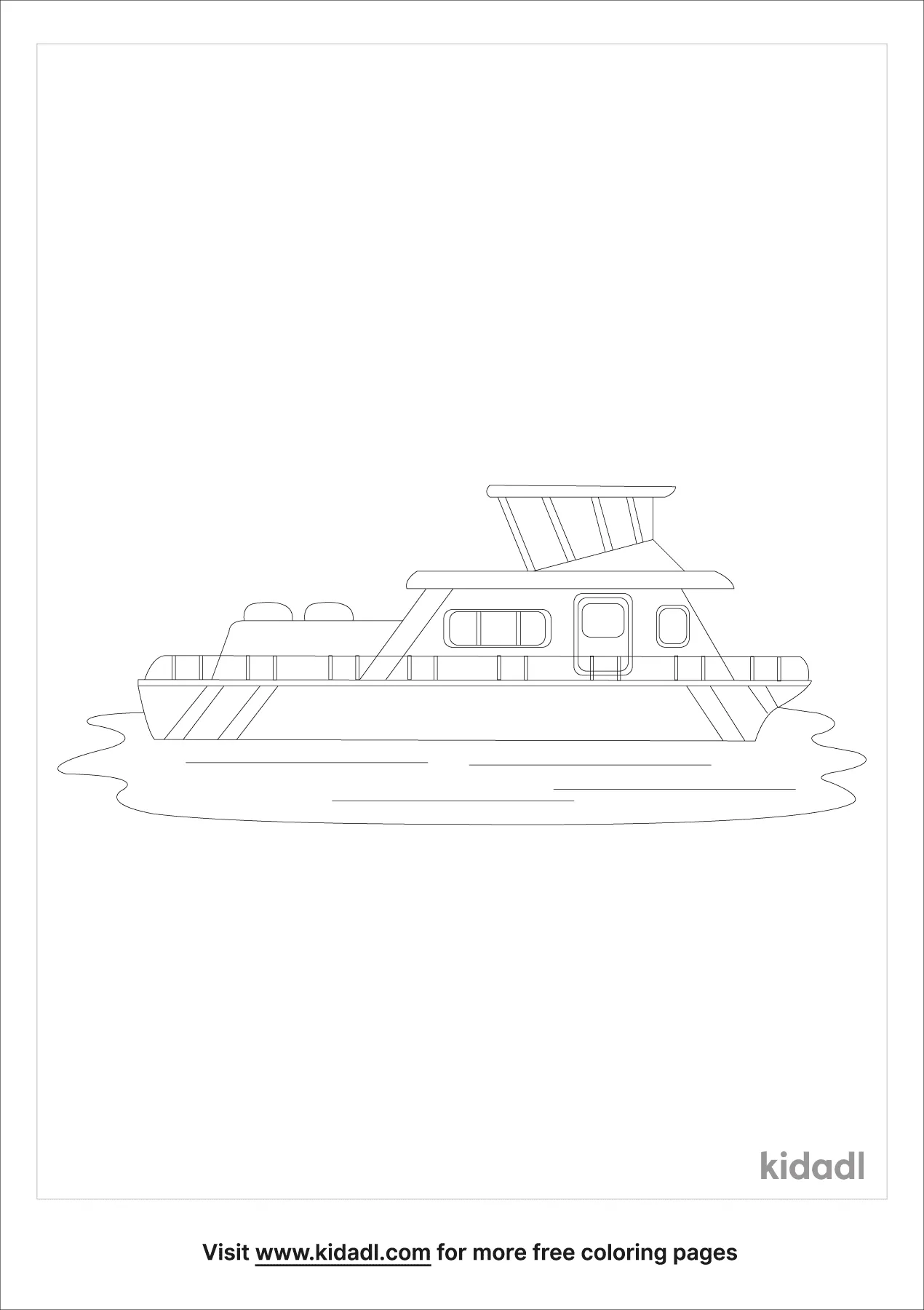Ferry Coloring Page