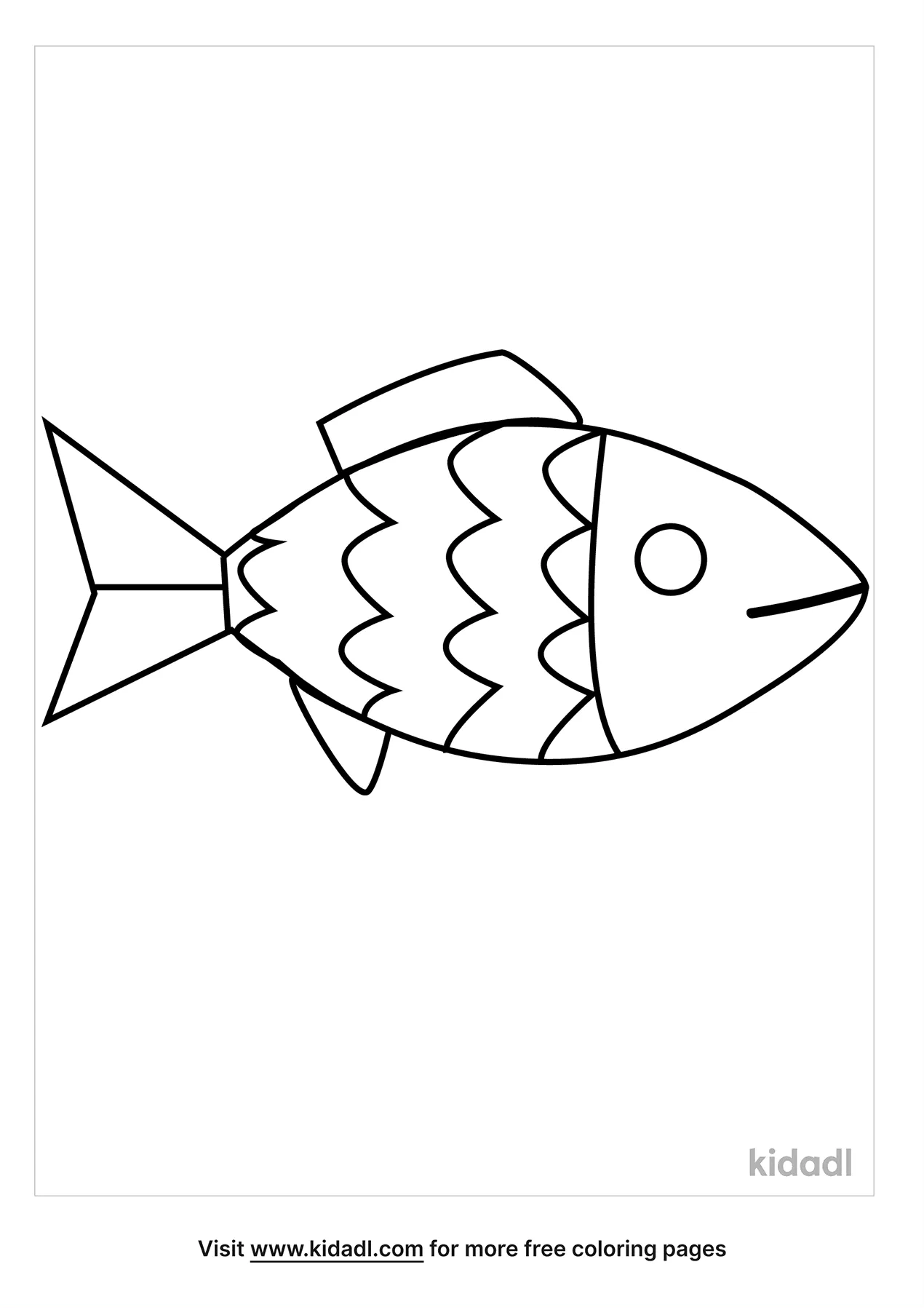 Fish Outline Coloring Pages
