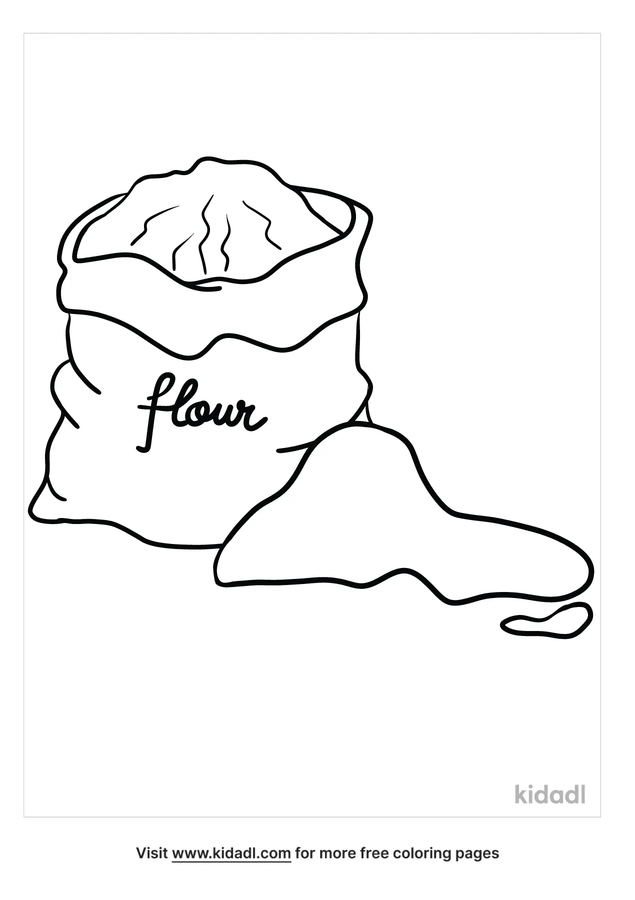 flour coloring pages