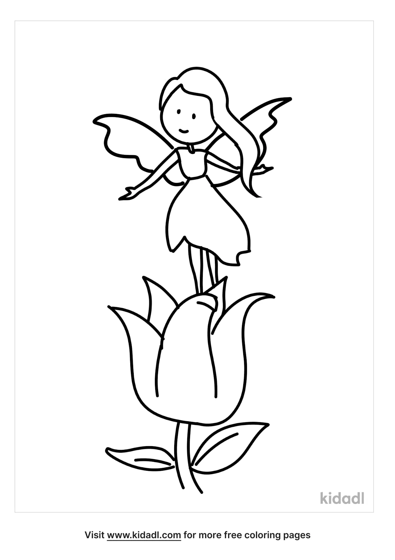 flower fairy coloring pages printable