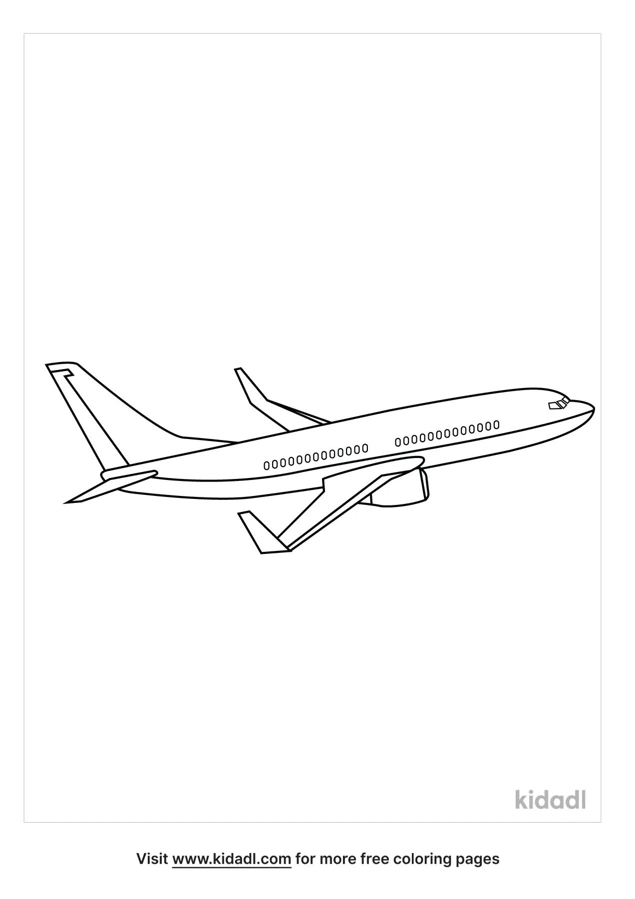 airbus coloring pages