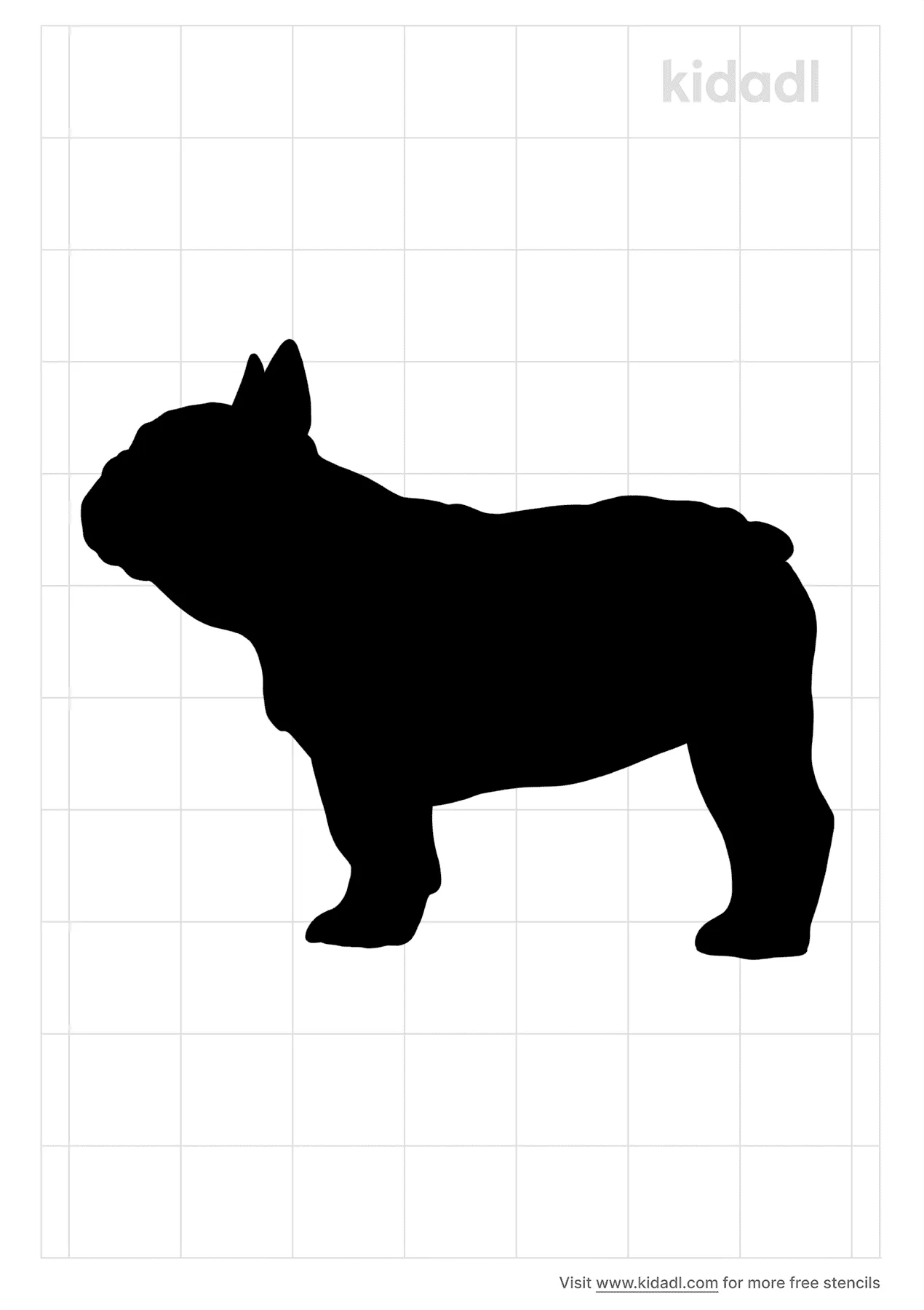 bulldog pumpkin stencil