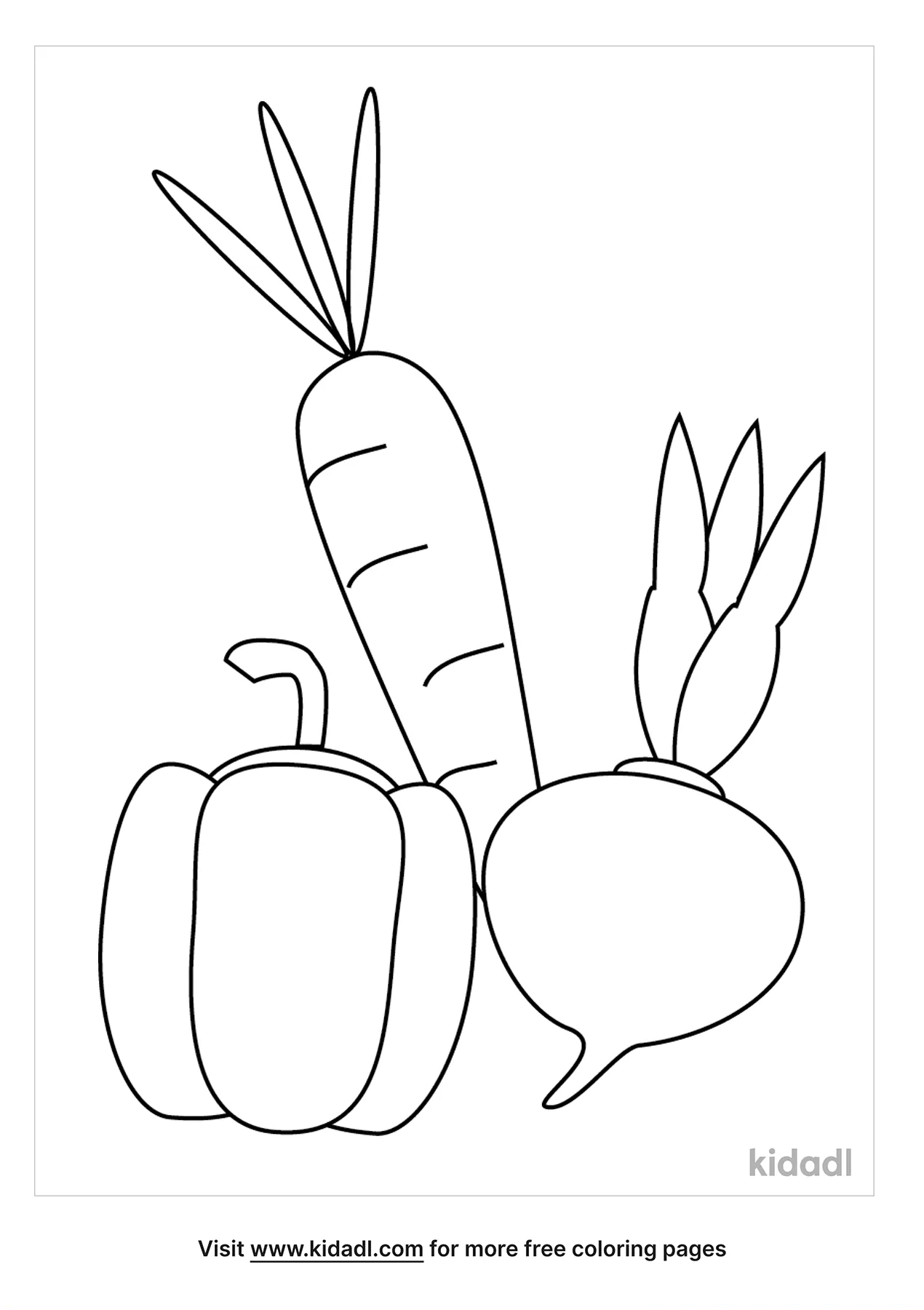Fruit And Vegetables Coloring Pages   Free Food and drinks ...