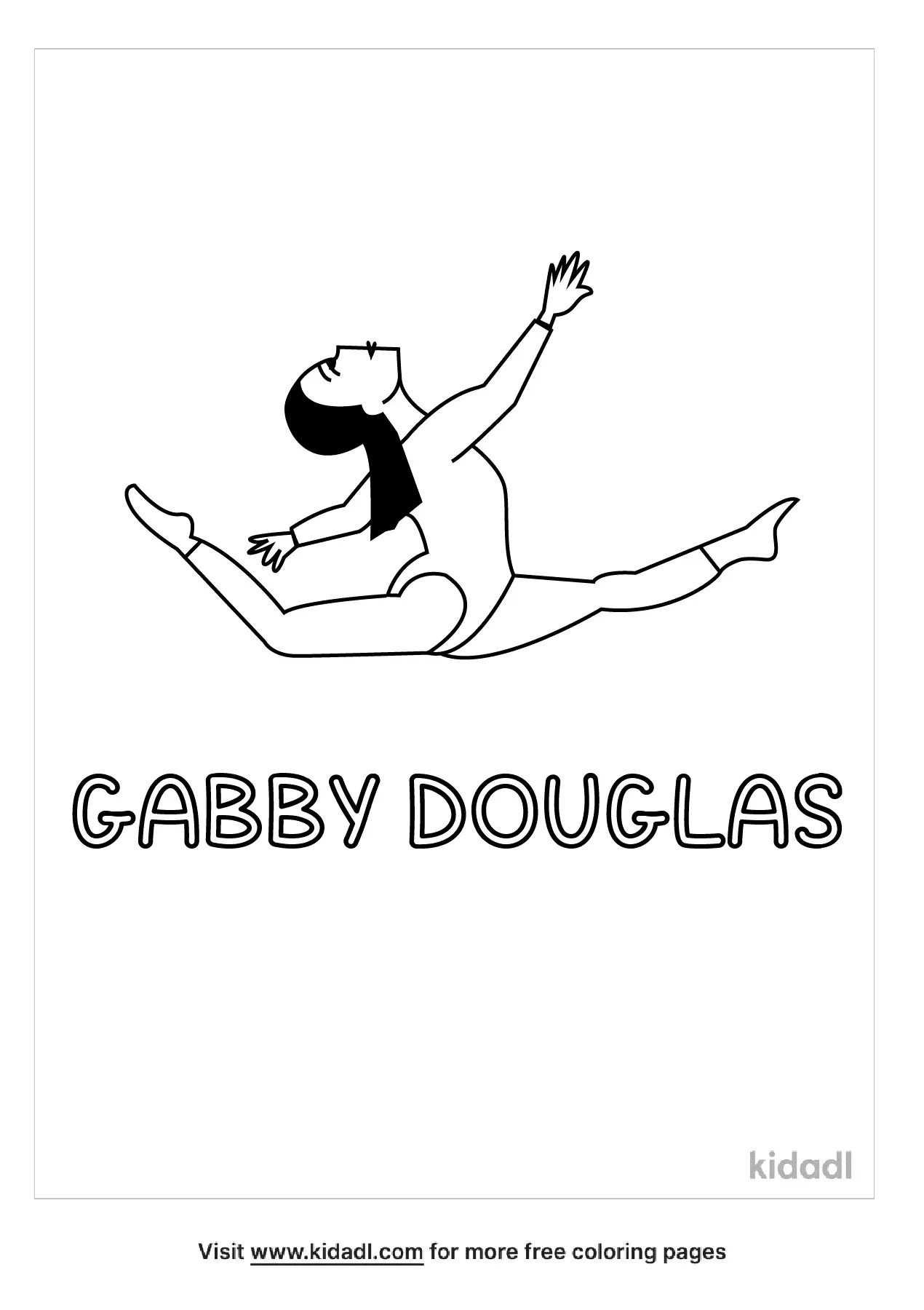 Gabby Douglas Coloring Pages At Getcolorings Com Free - vrogue.co