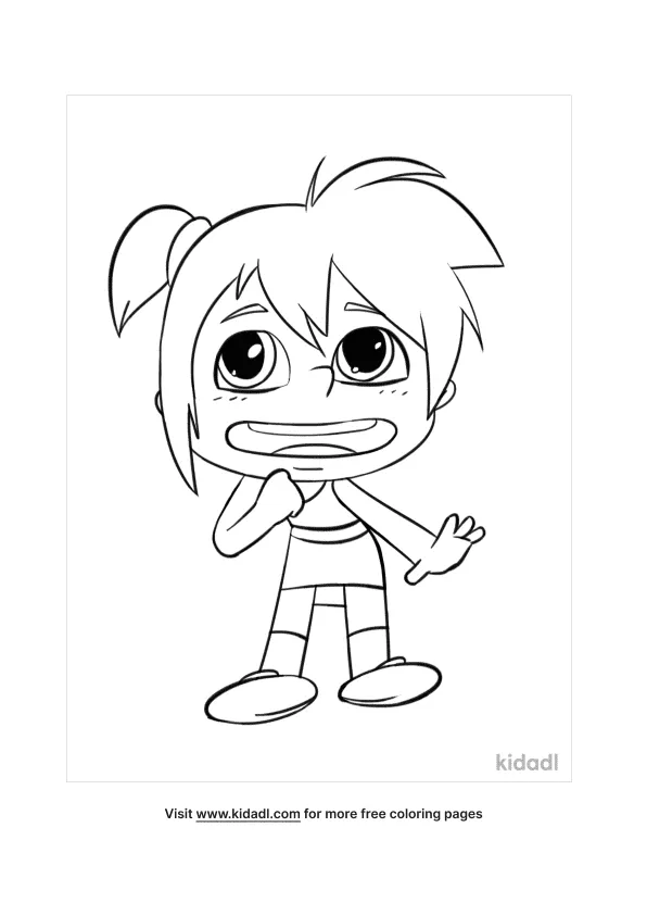 Gacha Life Coloring Pages Free People Coloring Pages Kidadl