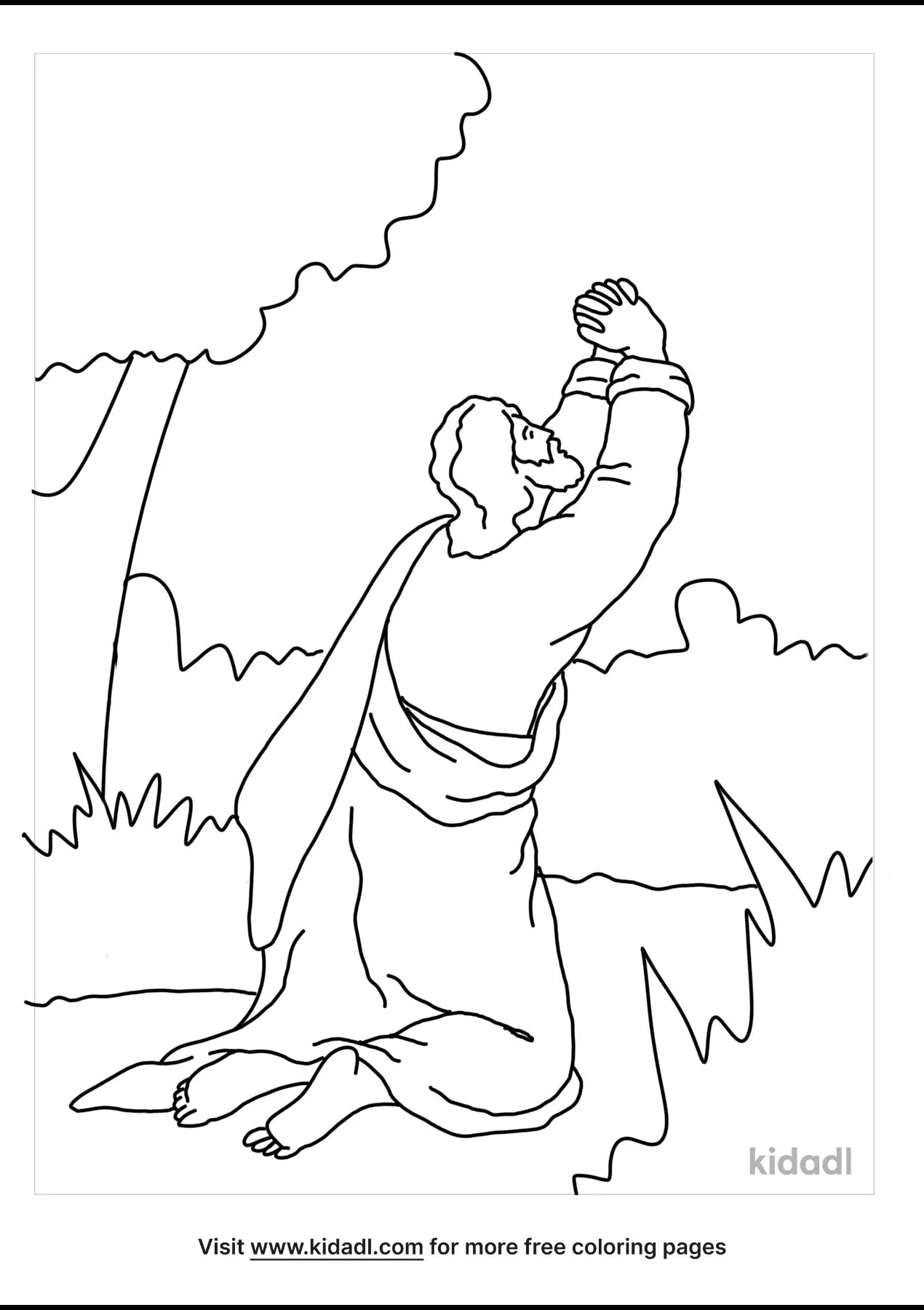 Garden Of Gethsemene Coloring Pages Printable : Garden Of Gethsemane