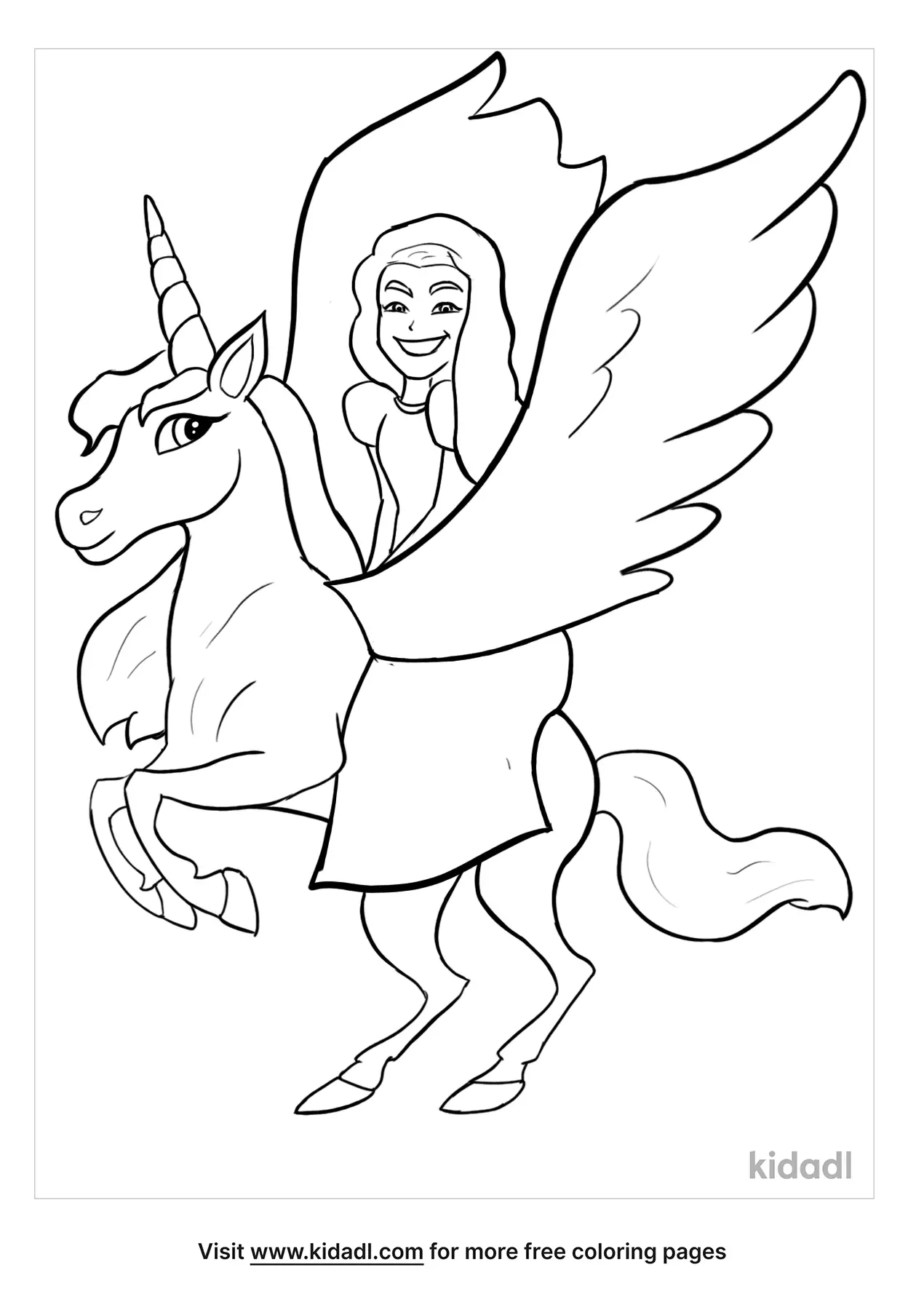 Unicorn Dragon Coloring Page | Free Unicorns Coloring Page | Kidadl