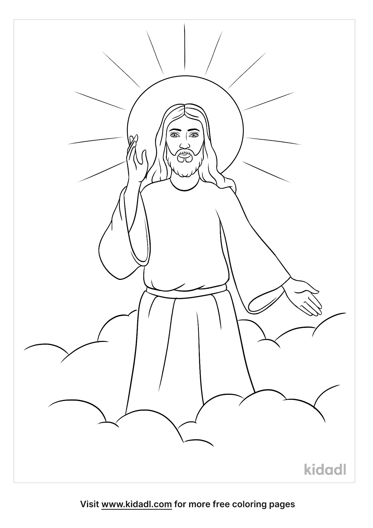 Free Coloring Pages Of Clouds