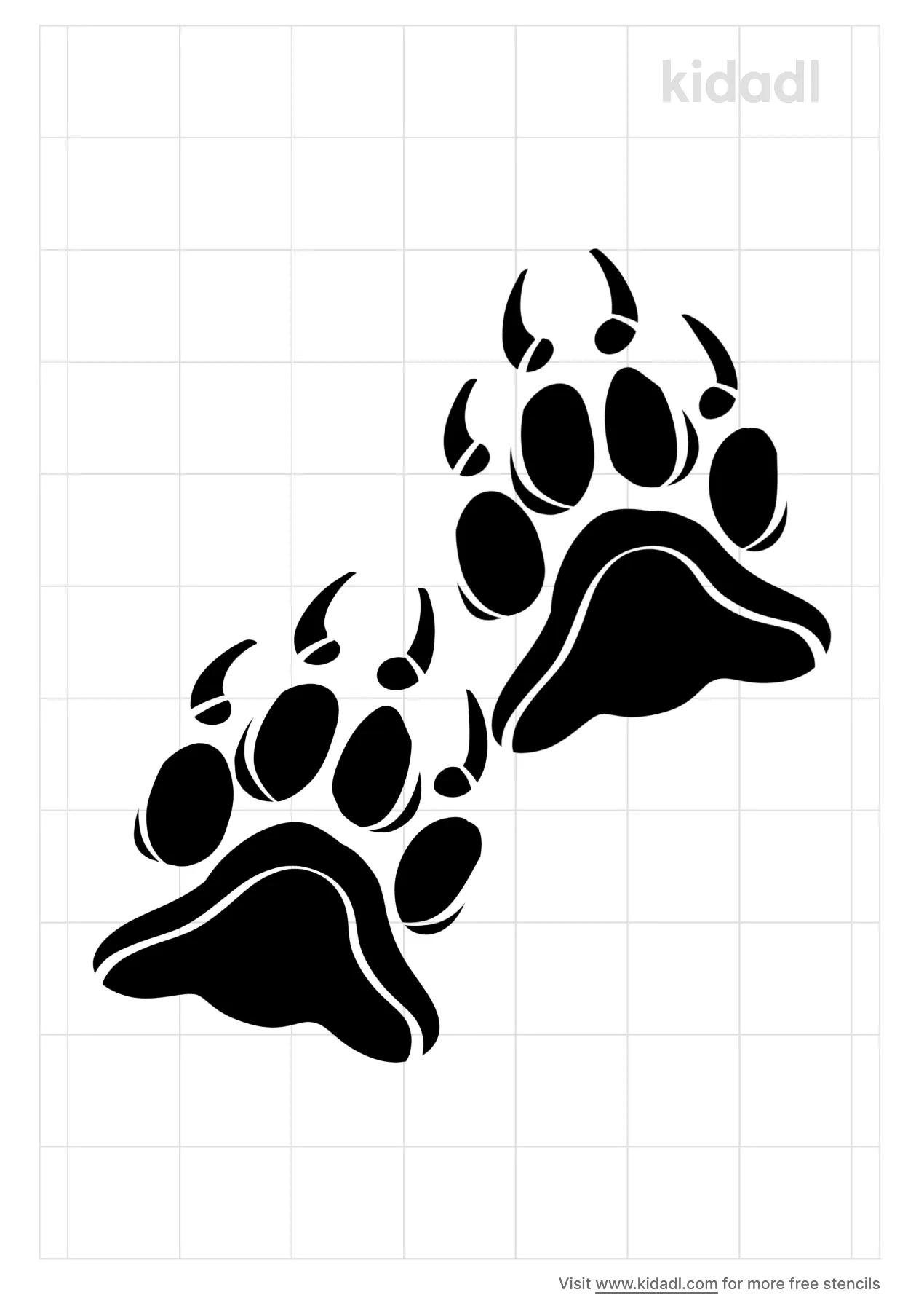 Grizzly Bear Paw Clipart